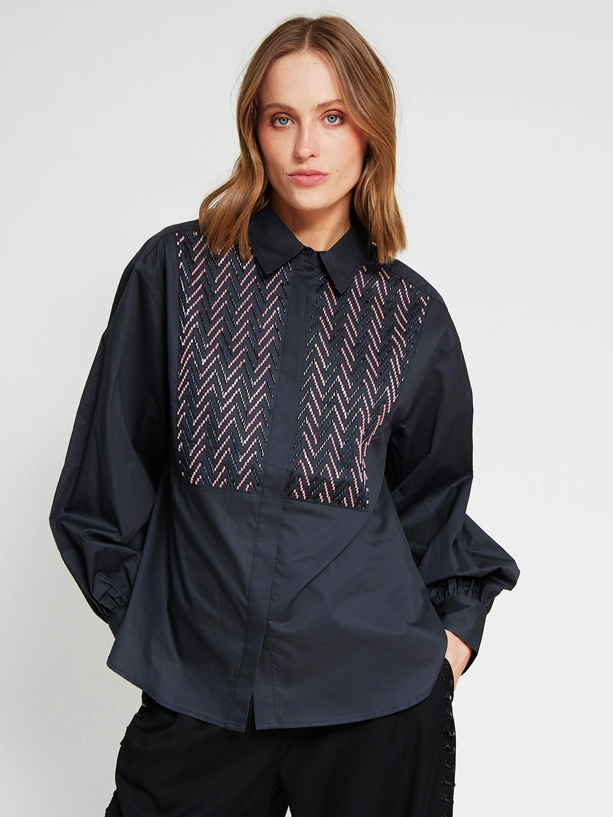 BLUSA MANGA LARGA ALGODÓN MUJER MARQUIS X MARIA CHER - 2