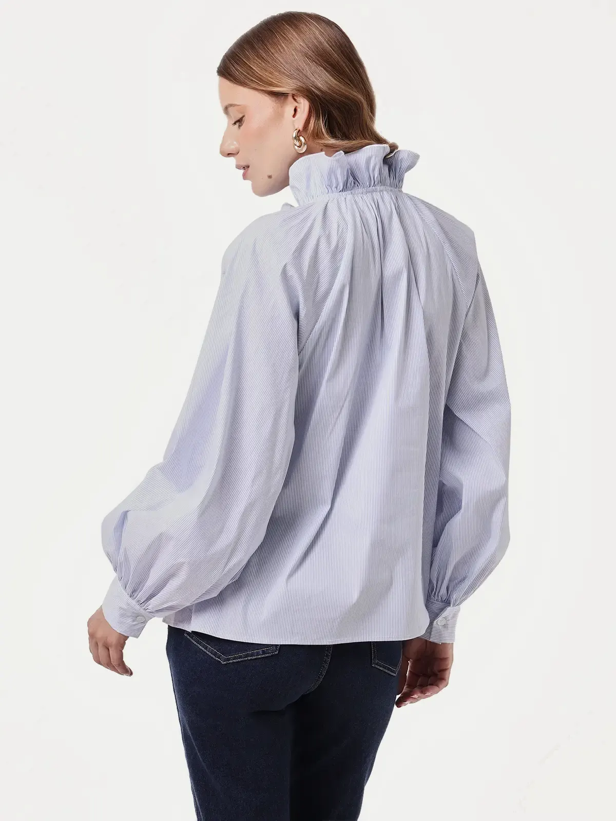 BLUSA MANGA LARGA MUJER MARQUIS CUELLO - 2