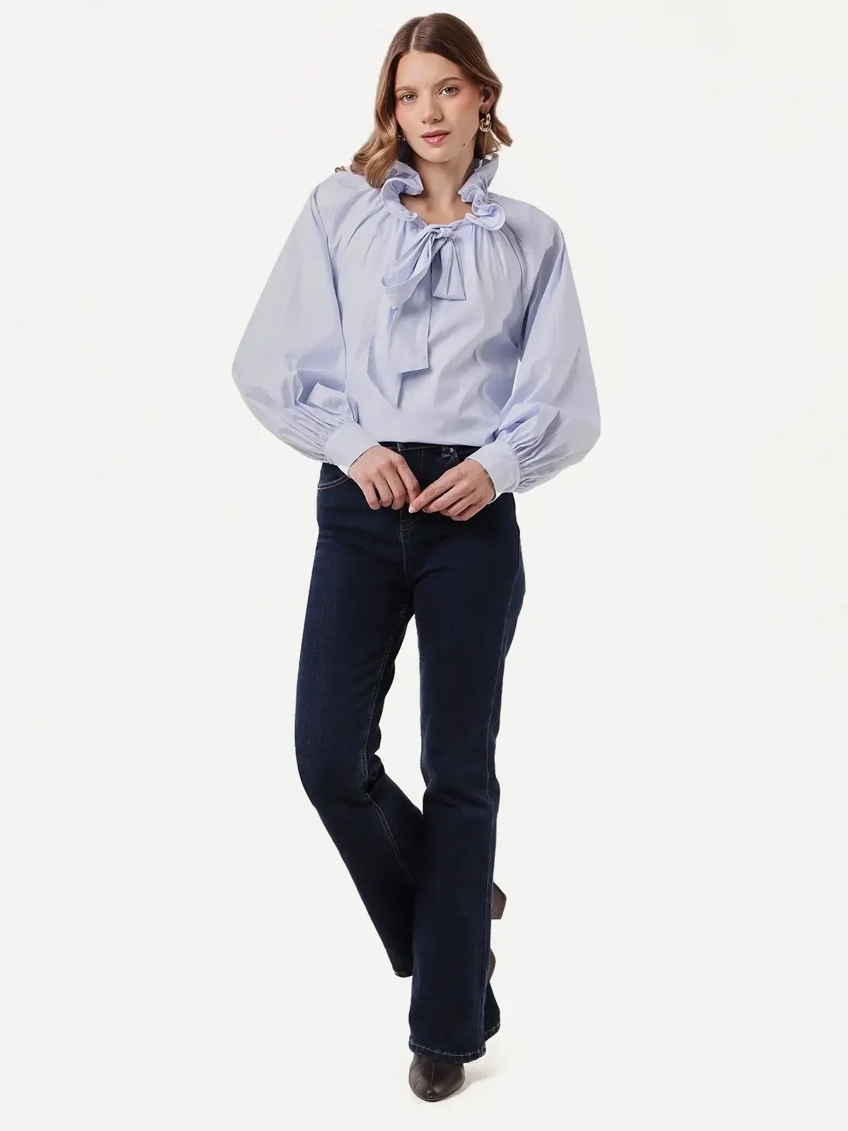 BLUSA MANGA LARGA MUJER MARQUIS CUELLO - 5
