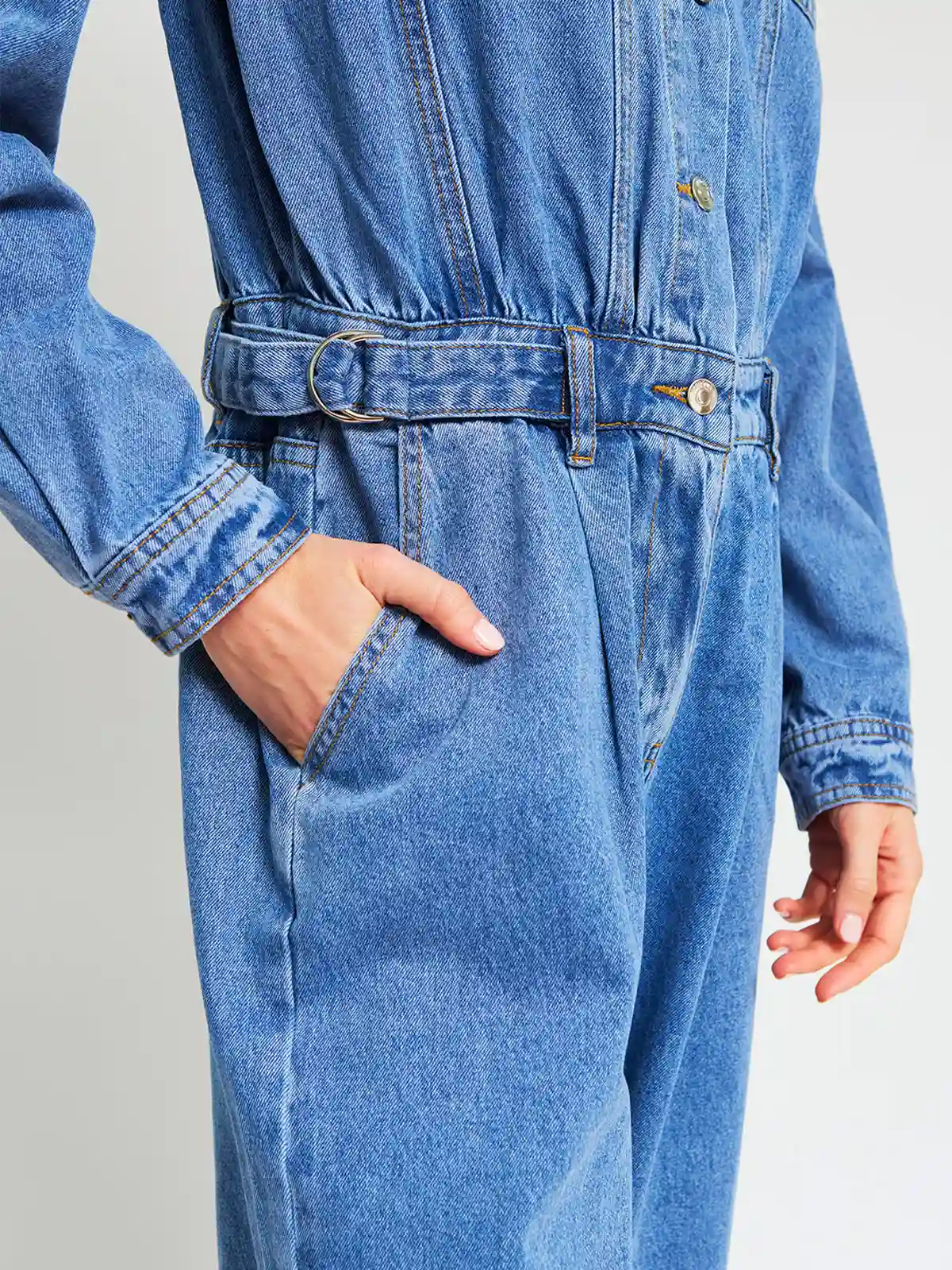 ENTERIZO LARGO MUJER MARQUIS DENIM - 3