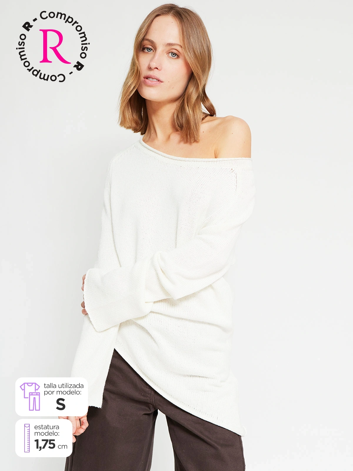 SWEATER MUJER MARQUIS ASIMÉTRICO - 1