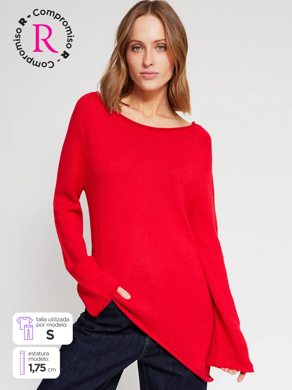 SWEATER MUJER MARQUIS ASIMÉTRICO - 1