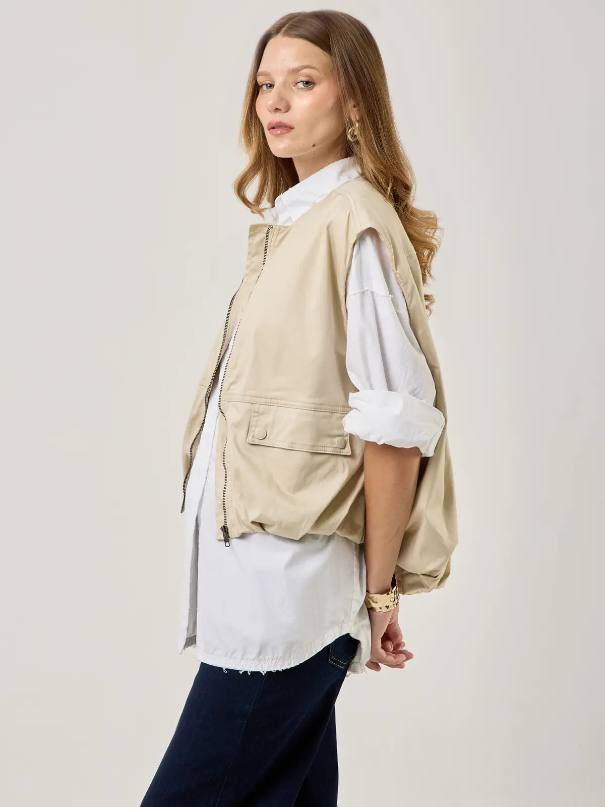 CHALECO MUJER MARQUIS CORTA BOMBER - 3