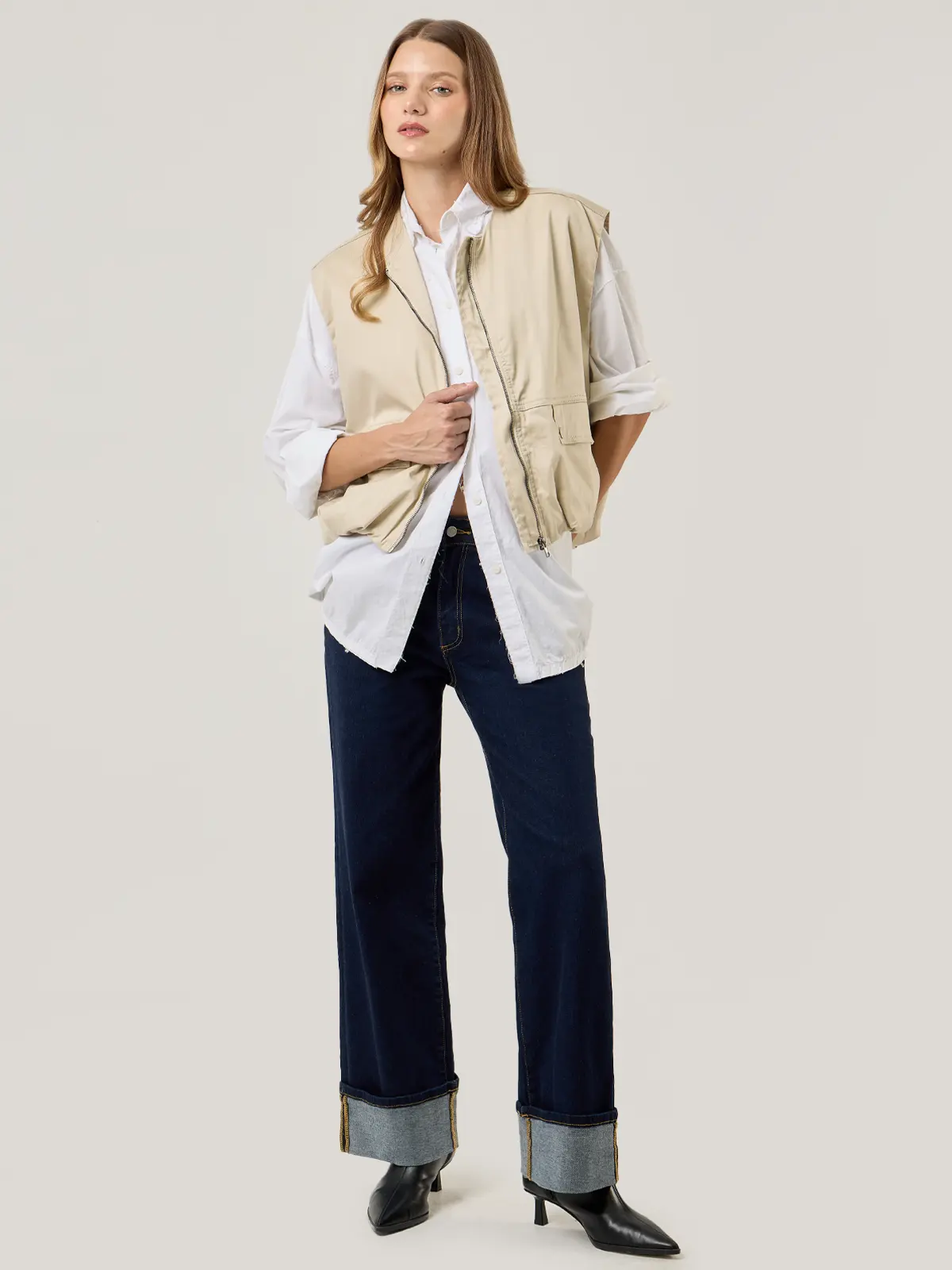 CHALECO MUJER MARQUIS CORTA BOMBER - 5