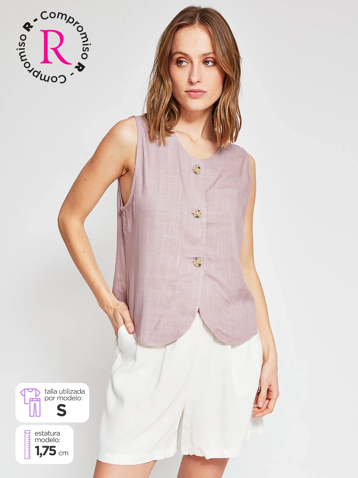 BLUSA SIN MANGAS MUJER MARQUIS - 1