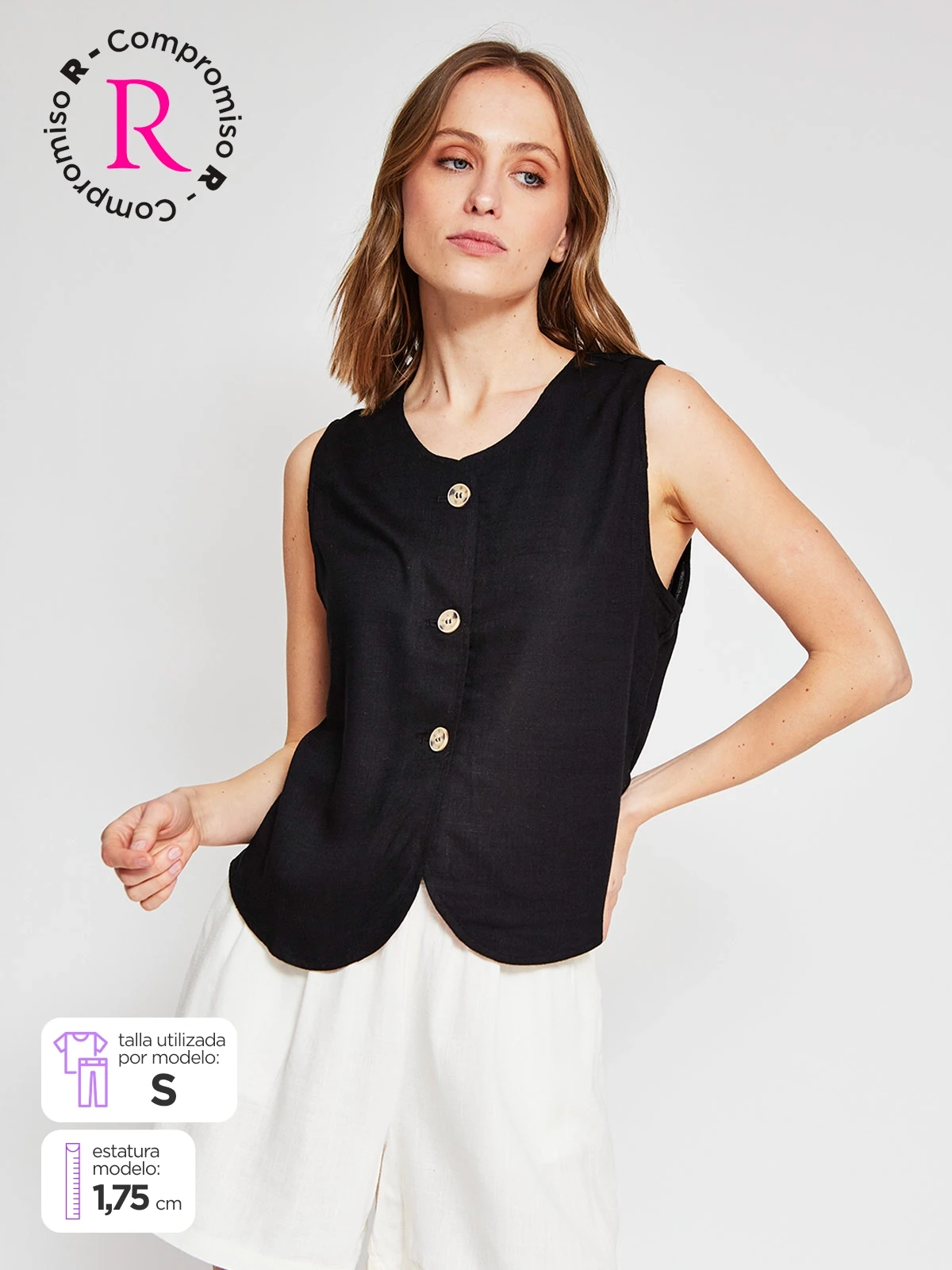BLUSA SIN MANGAS MUJER MARQUIS - 1