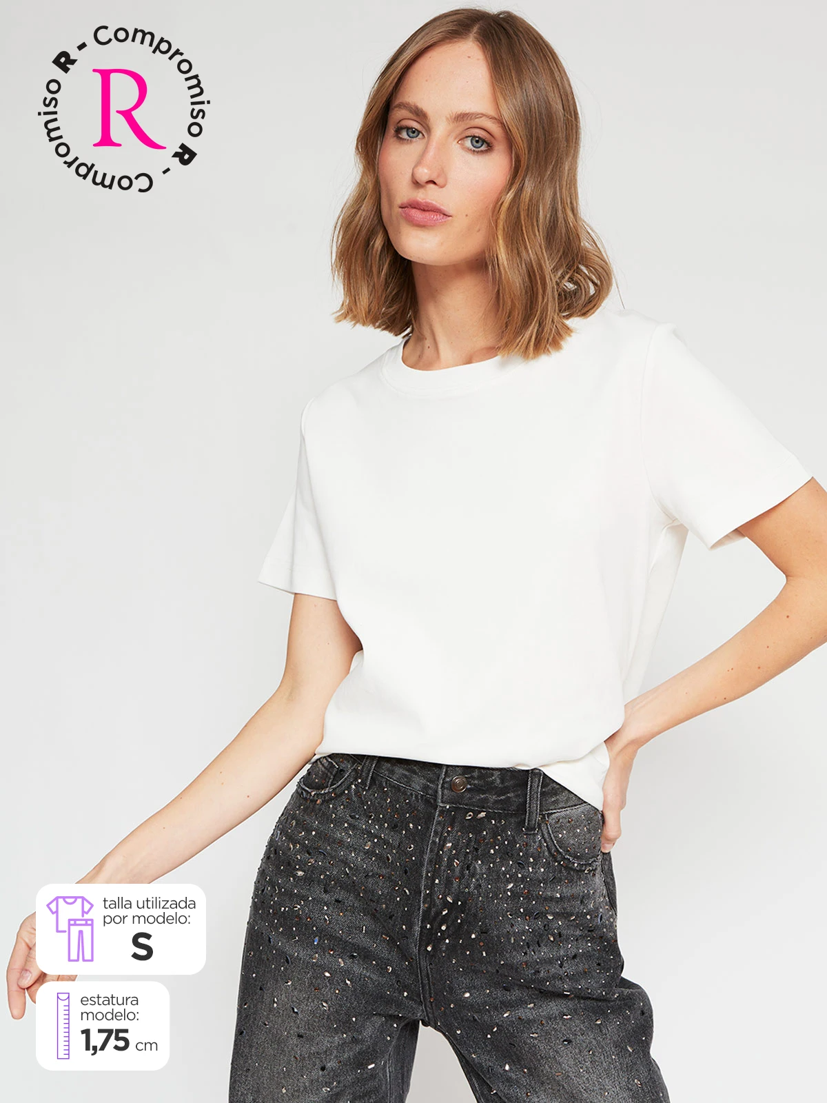 POLO MANGA CORTA ALGODÓN MUJER MARQUIS MORDA - 1