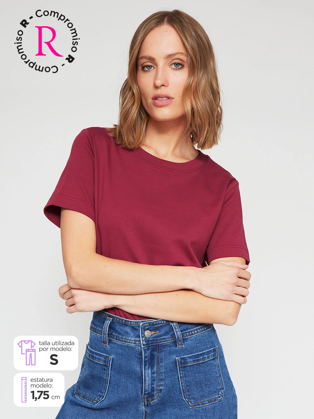POLO MANGA CORTA ALGODÓN MUJER MARQUIS MORDA - 1