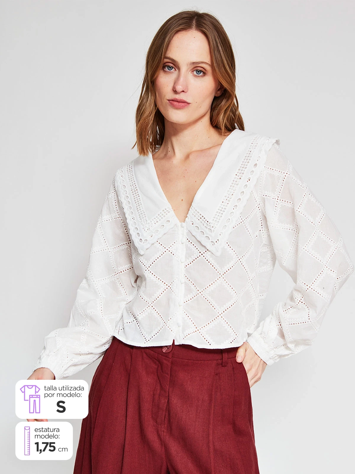BLUSA MANGA LARGA MUJER MARQUIS - 1