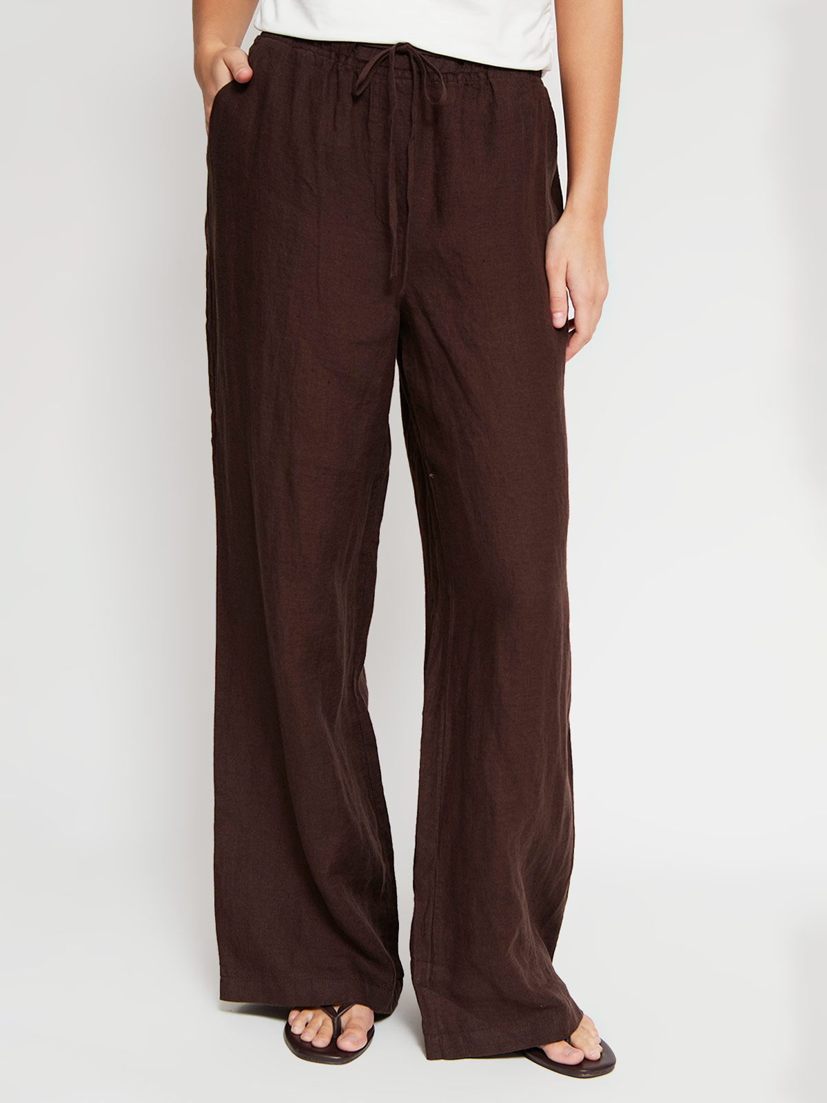 PANTALÓN LINO REGULAR MUJER MARQUIS - 2