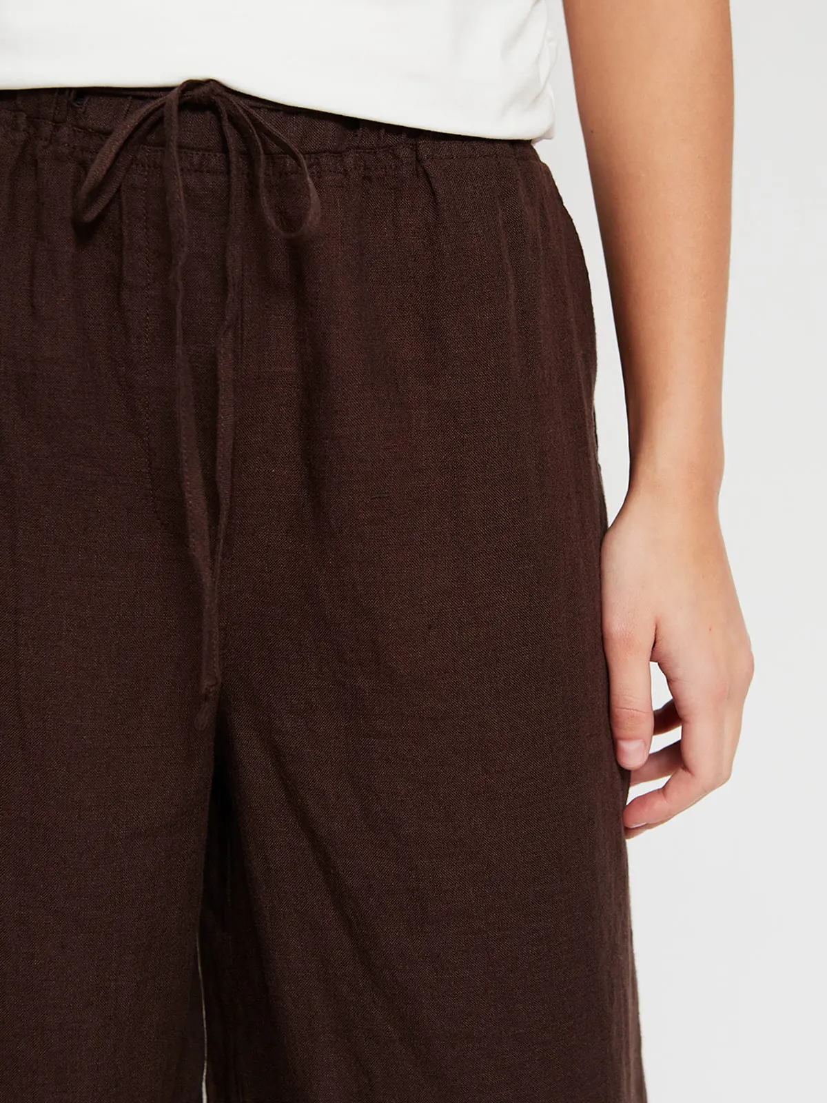 PANTALÓN LINO REGULAR MUJER MARQUIS - 4