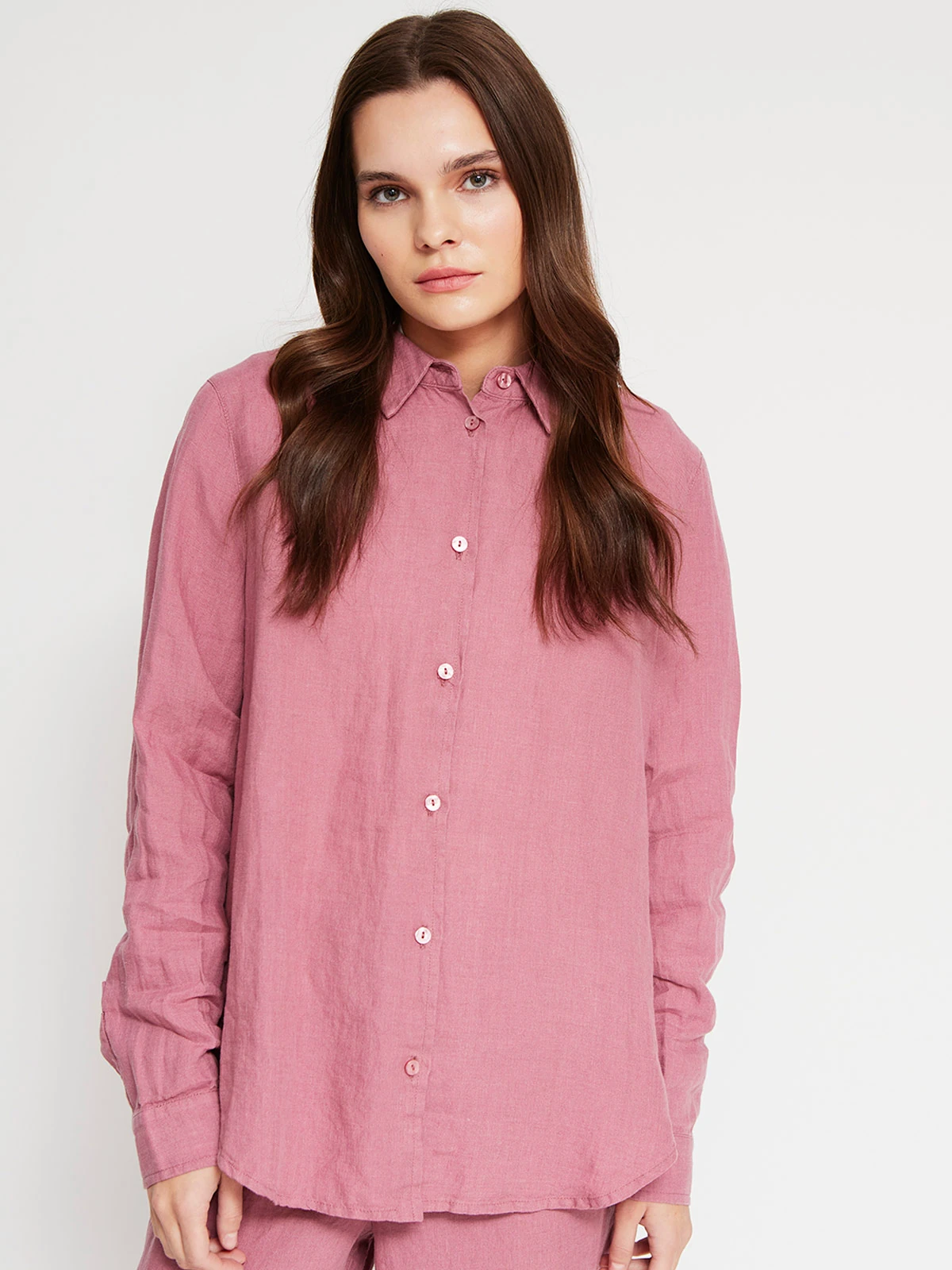 BLUSA MANGA LARGA LINO MUJER MARQUIS - 2