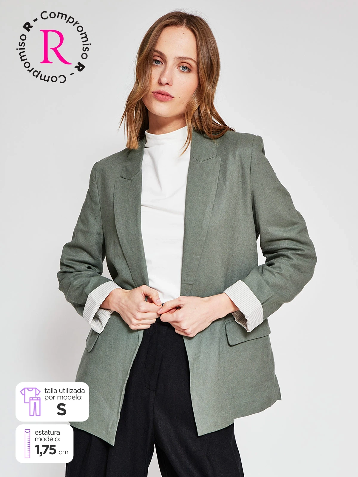 BLAZER LINO MUJER MARQUIS LARGO - 1
