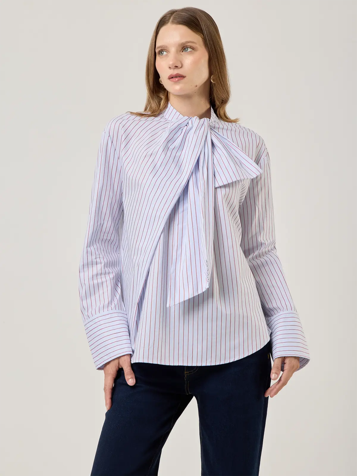 BLUSA MANGA LARGA MUJER MARQUIS LAZO - 1