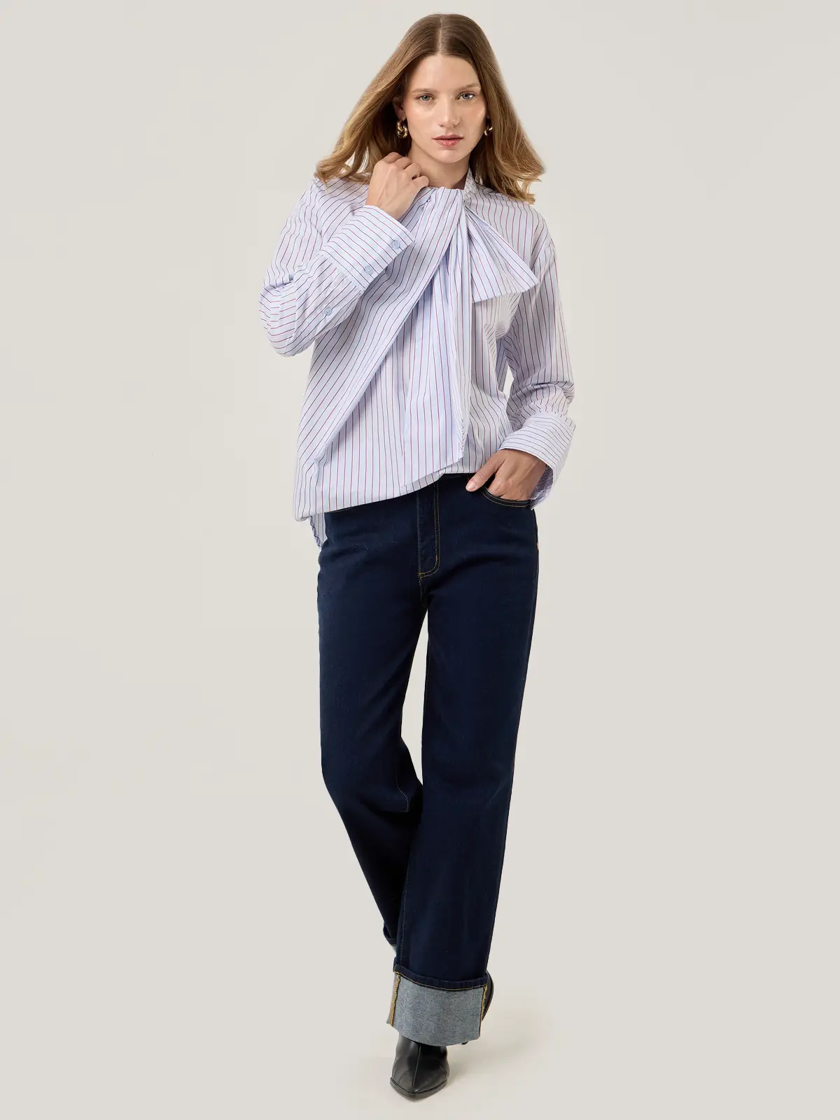 BLUSA MANGA LARGA MUJER MARQUIS LAZO - 5