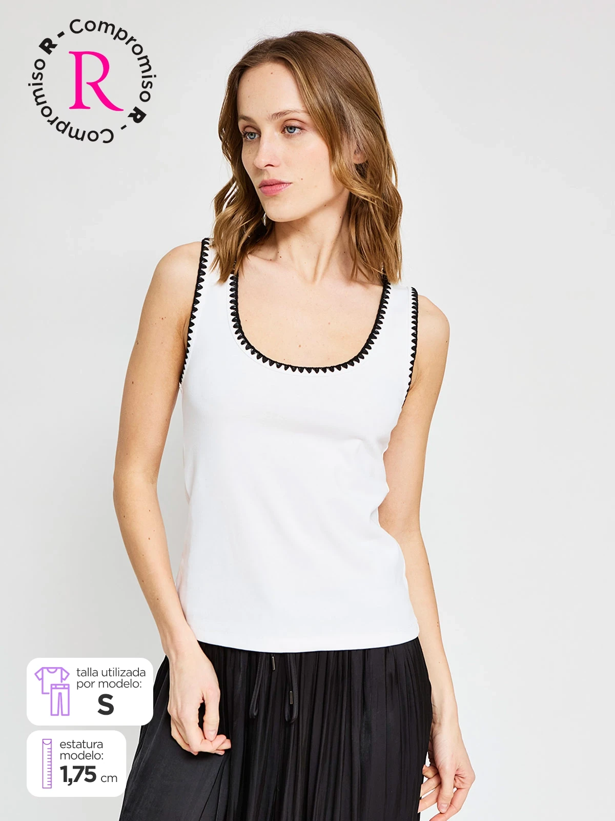 POLO SIN MANGAS ALGODÓN MUJER MARQUIS - 1