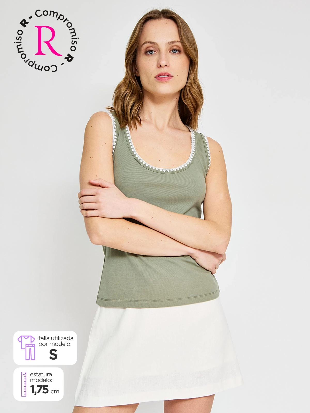 POLO SIN MANGAS ALGODÓN MUJER MARQUIS - 1