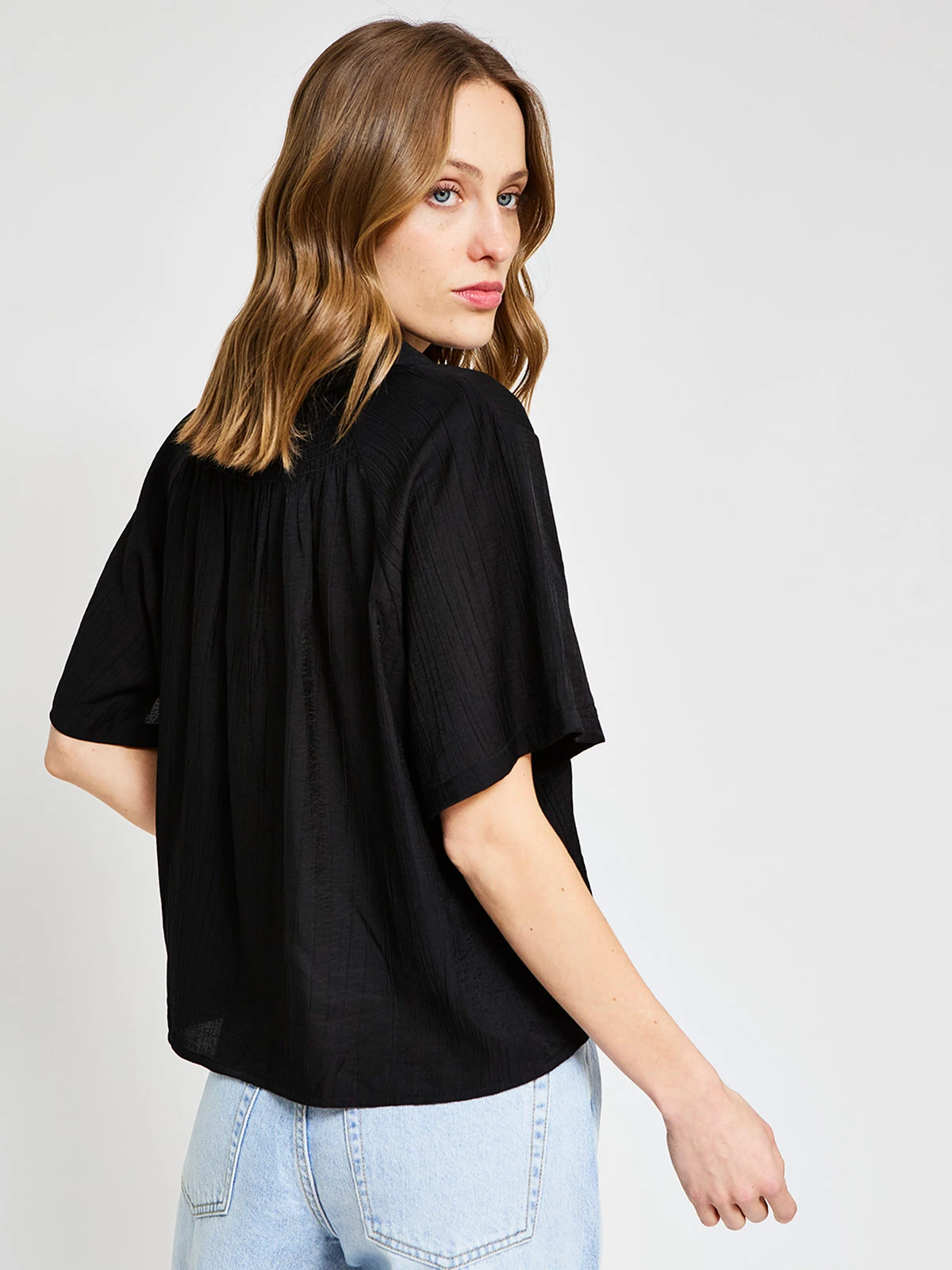 BLUSA MANGA CORTA MUJER MARQUIS - 2