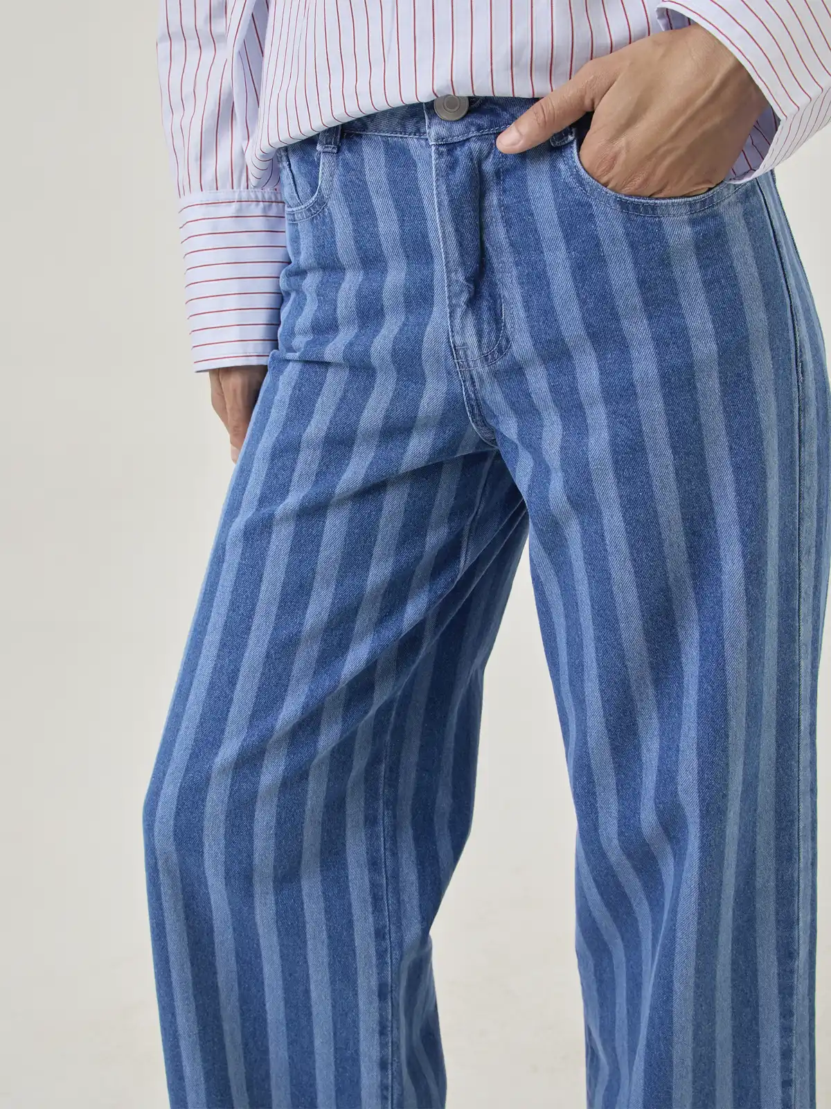 JEANS REGULAR WIDE MUJER MARQUIS - 4
