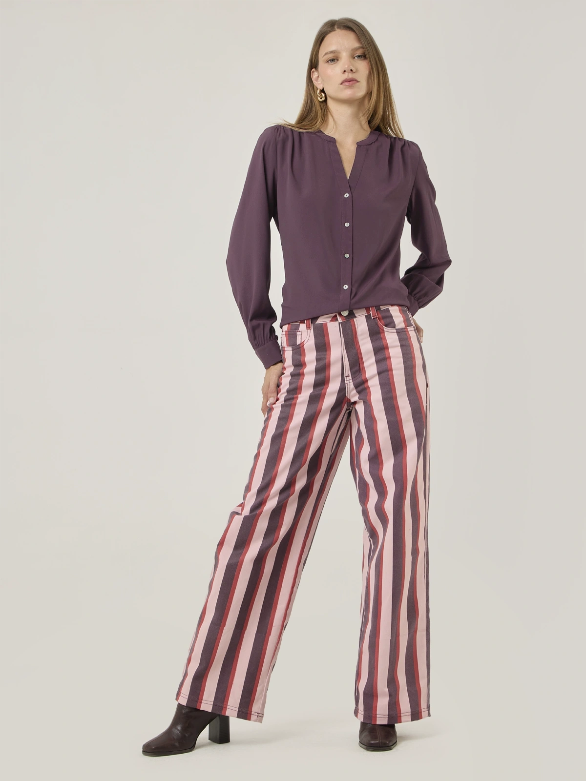 JEANS REGULAR WIDE MUJER MARQUIS - 1