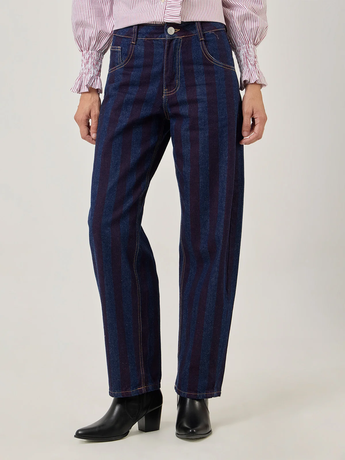JEANS REGULAR BARREL MUJER MARQUIS - 3