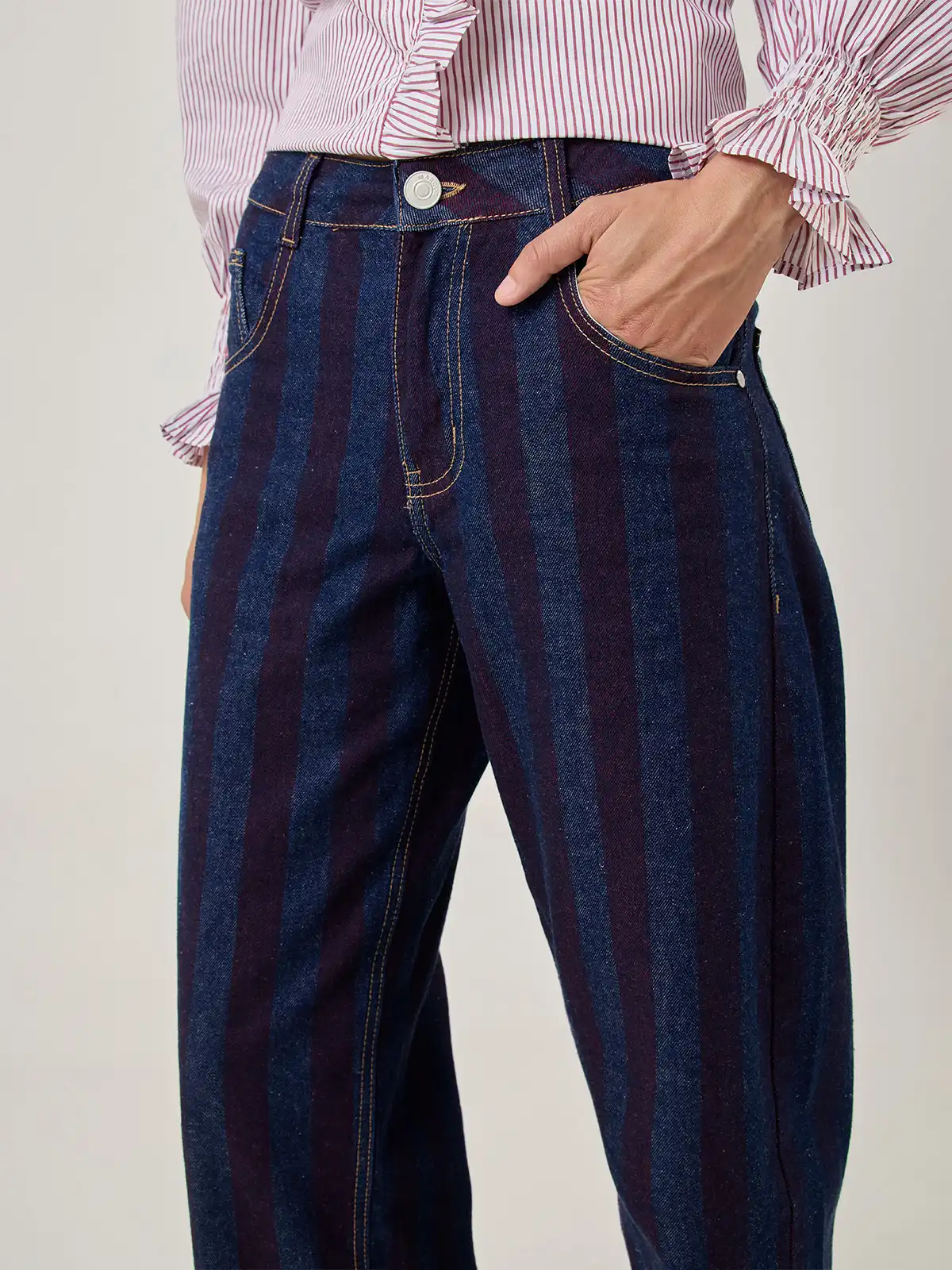 JEANS REGULAR BARREL MUJER MARQUIS - 4