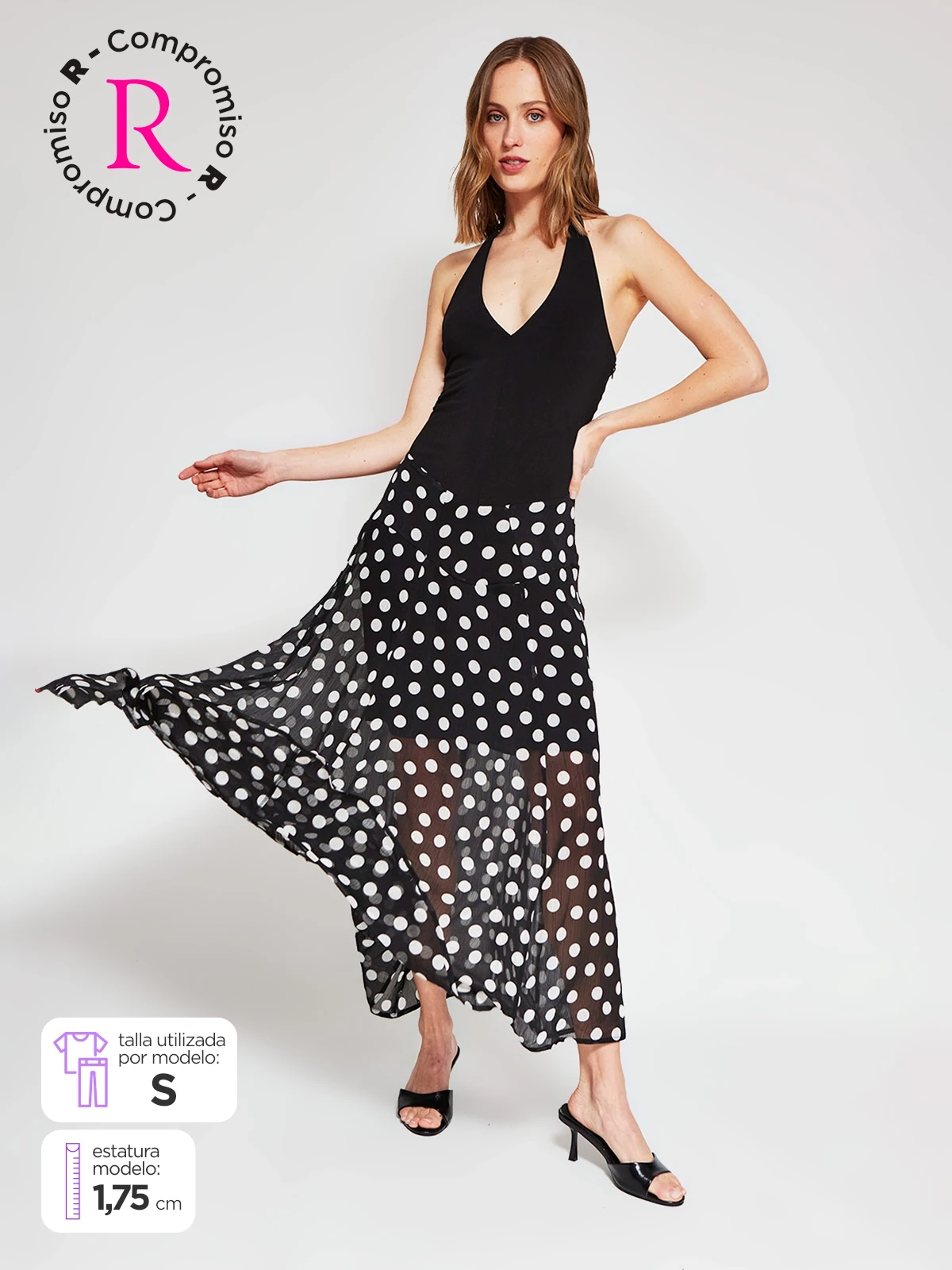 VESTIDO LARGO MUJER MARQUIS - 1