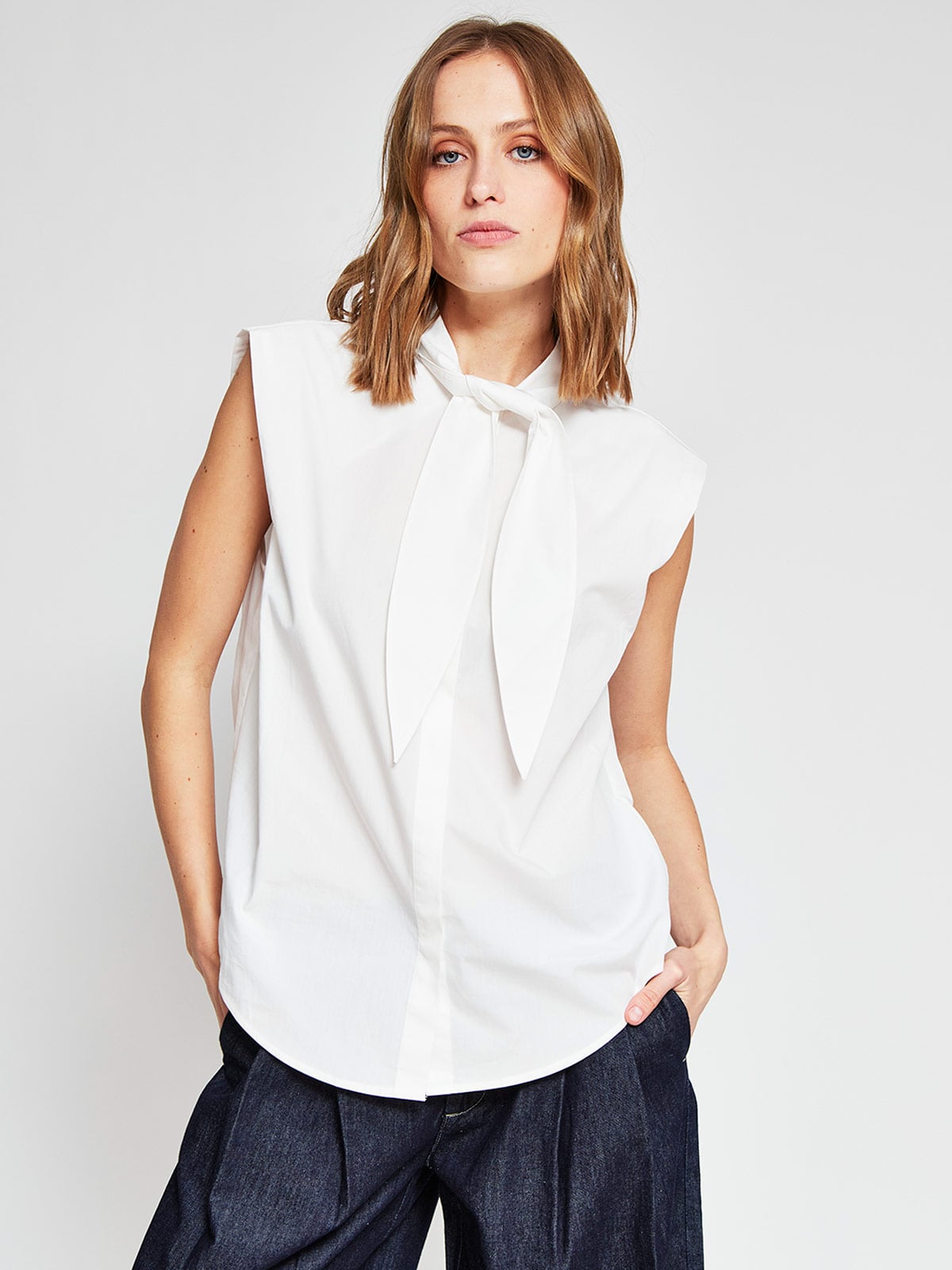 BLUSA SIN MANGAS ALGODÓN MUJER MARQUIS - 2