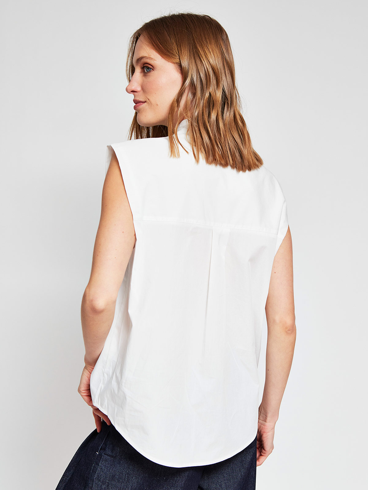 BLUSA SIN MANGAS ALGODÓN MUJER MARQUIS - 3