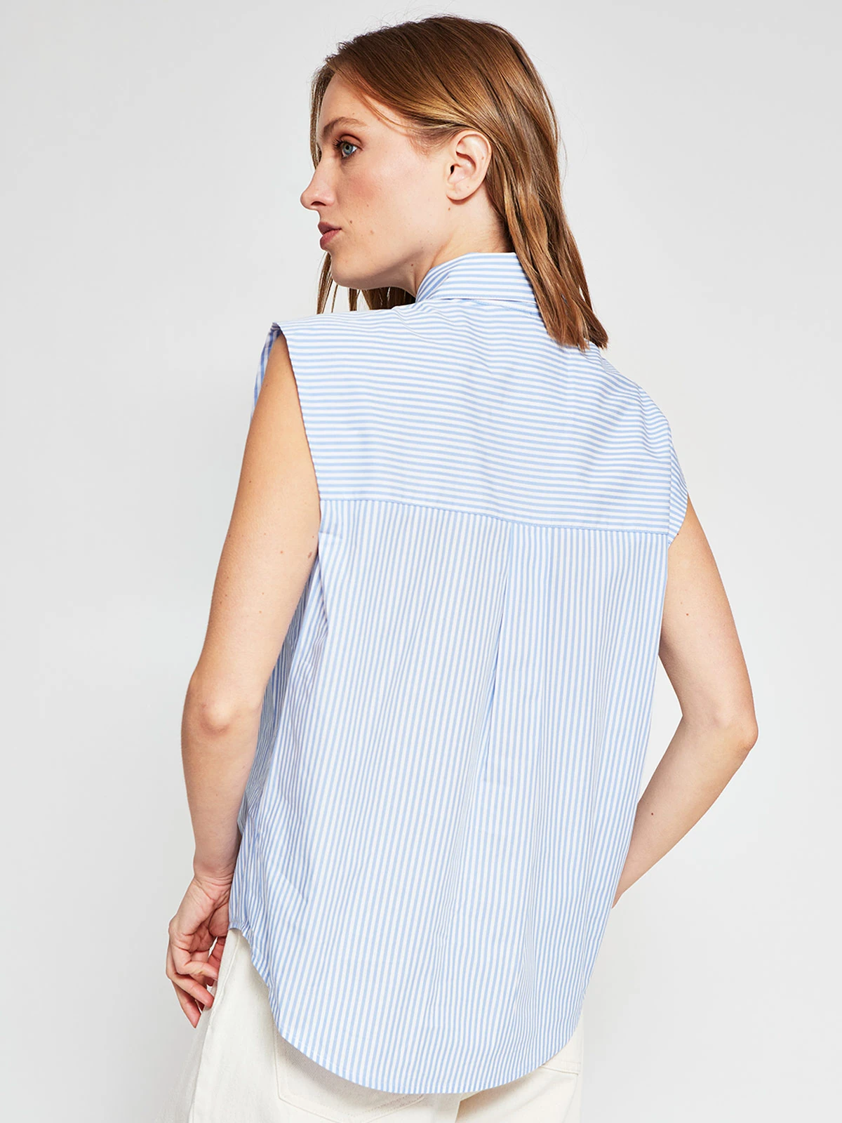 BLUSA SIN MANGAS ALGODÓN MUJER MARQUIS - 3