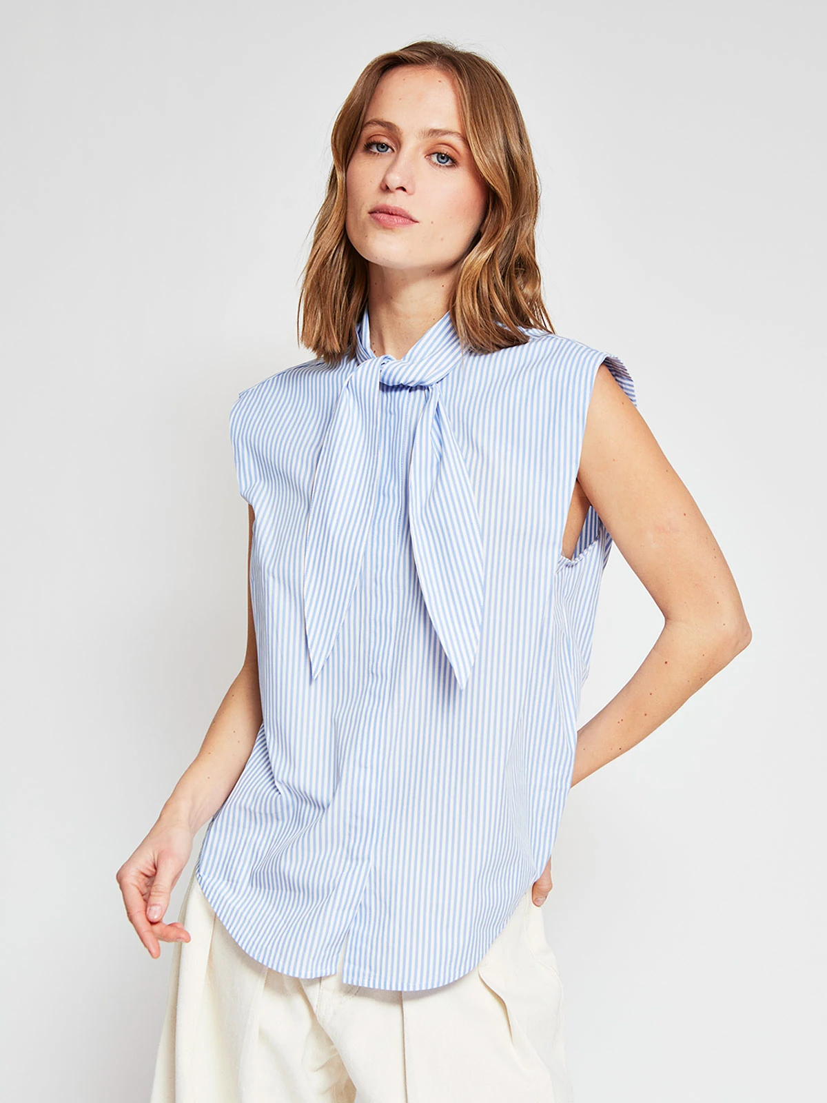 BLUSA SIN MANGAS ALGODÓN MUJER MARQUIS - 2