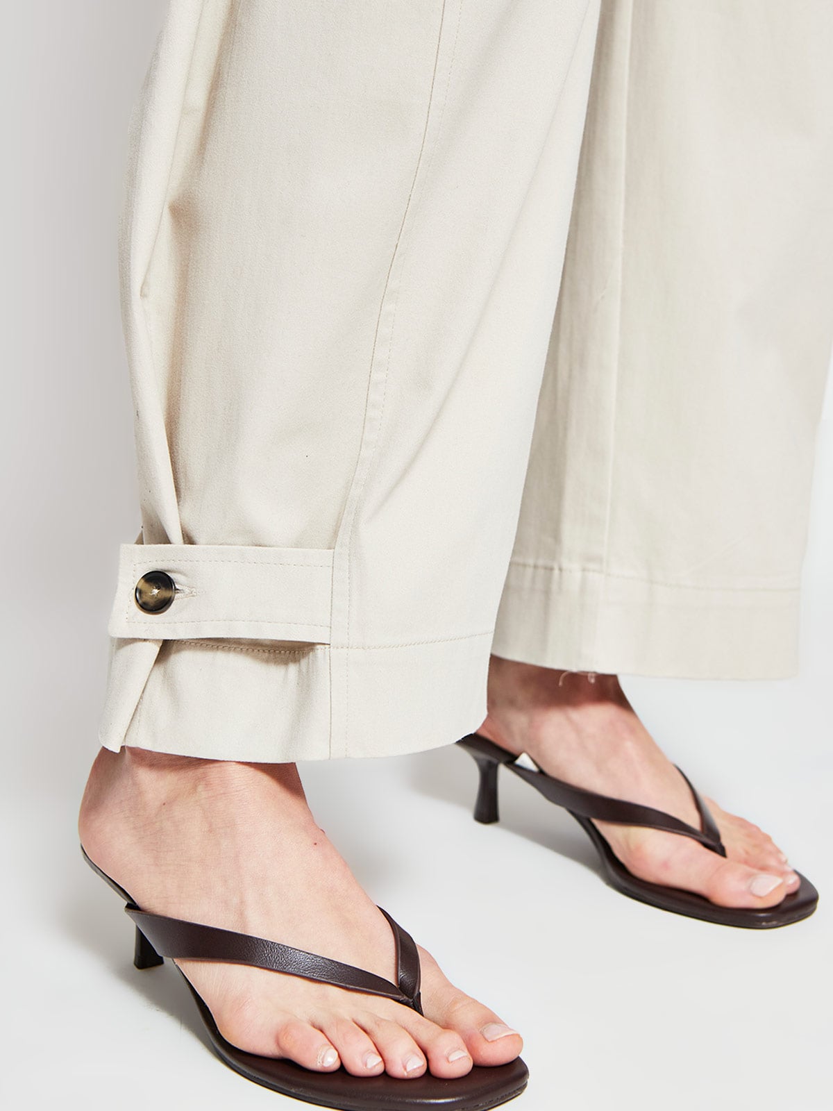 PANTALÓN ALGODÓN REGULAR MUJER MARQUIS - 4