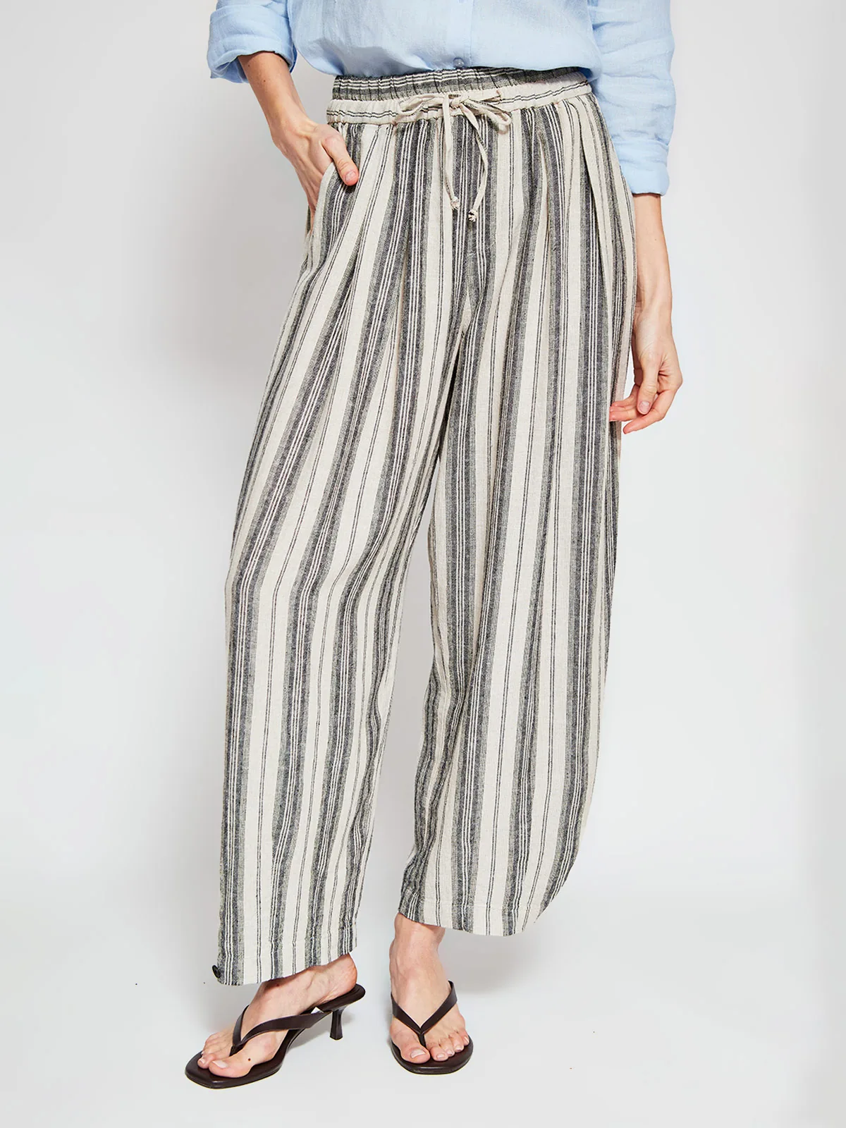 PANTALÓN LINO REGULAR MUJER MARQUIS - 2