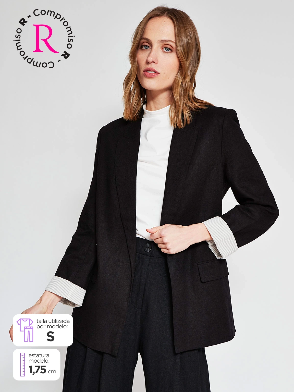 PANTALÓN LINO REGULAR MUJER MARQUIS - 1
