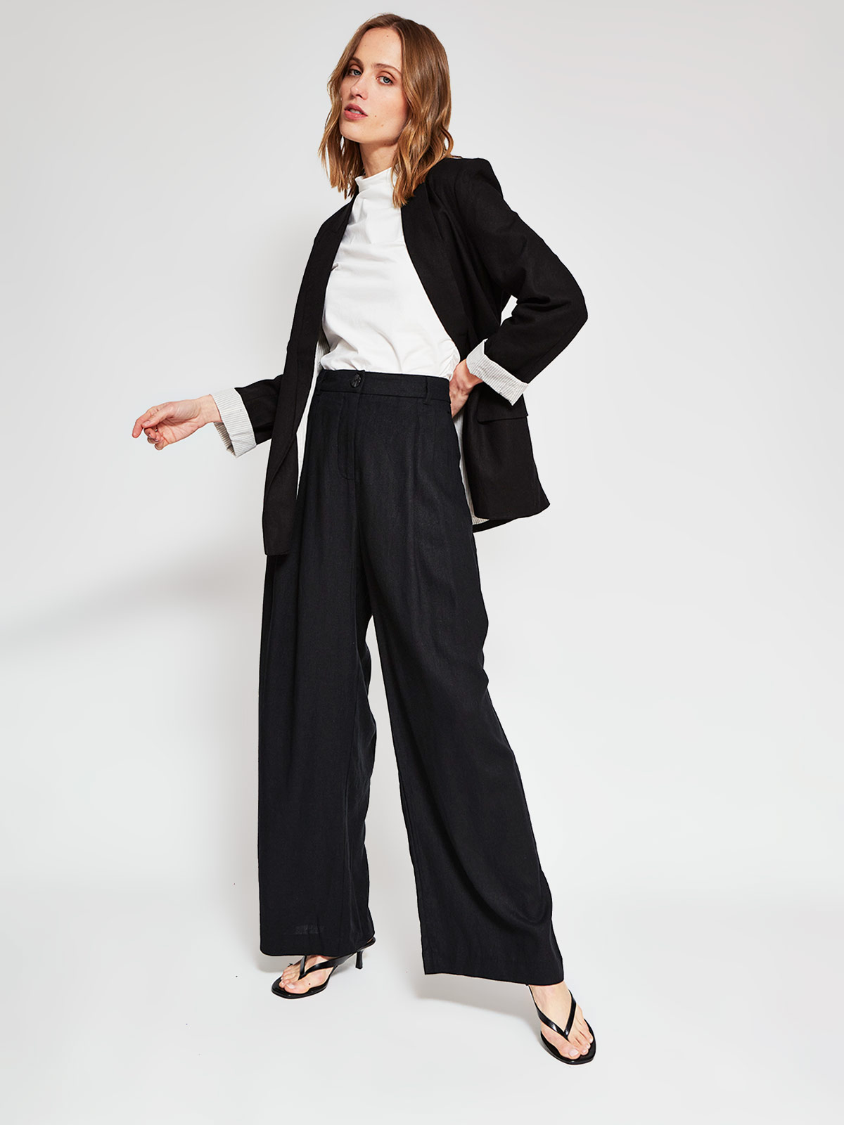 PANTALÓN LINO REGULAR MUJER MARQUIS - 4