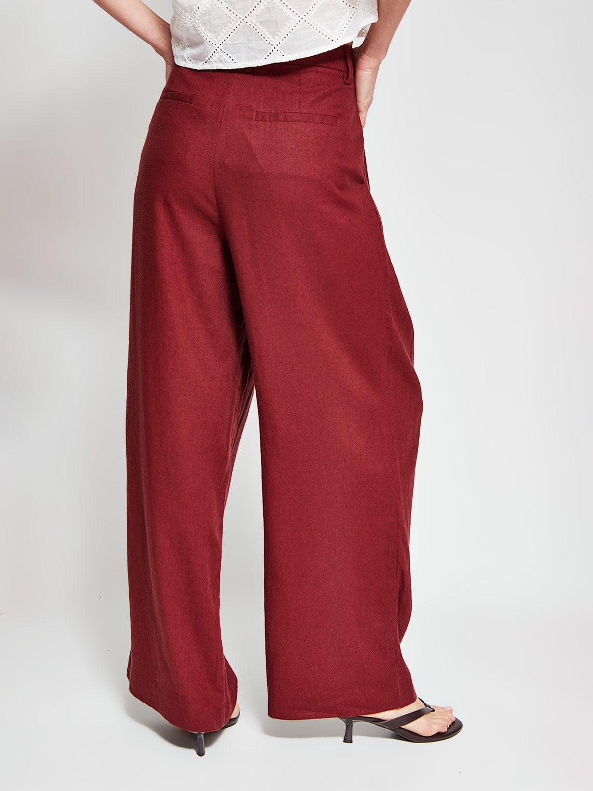 PANTALÓN LINO REGULAR MUJER MARQUIS - 3