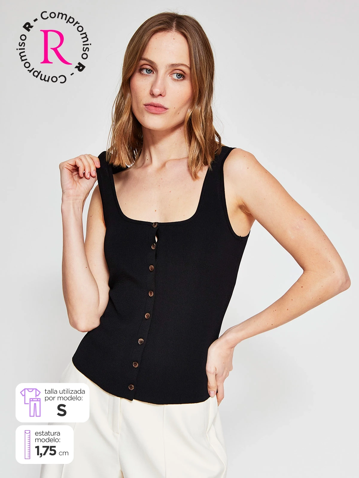 POLO MUJER MARQUIS BOTÓN - 1