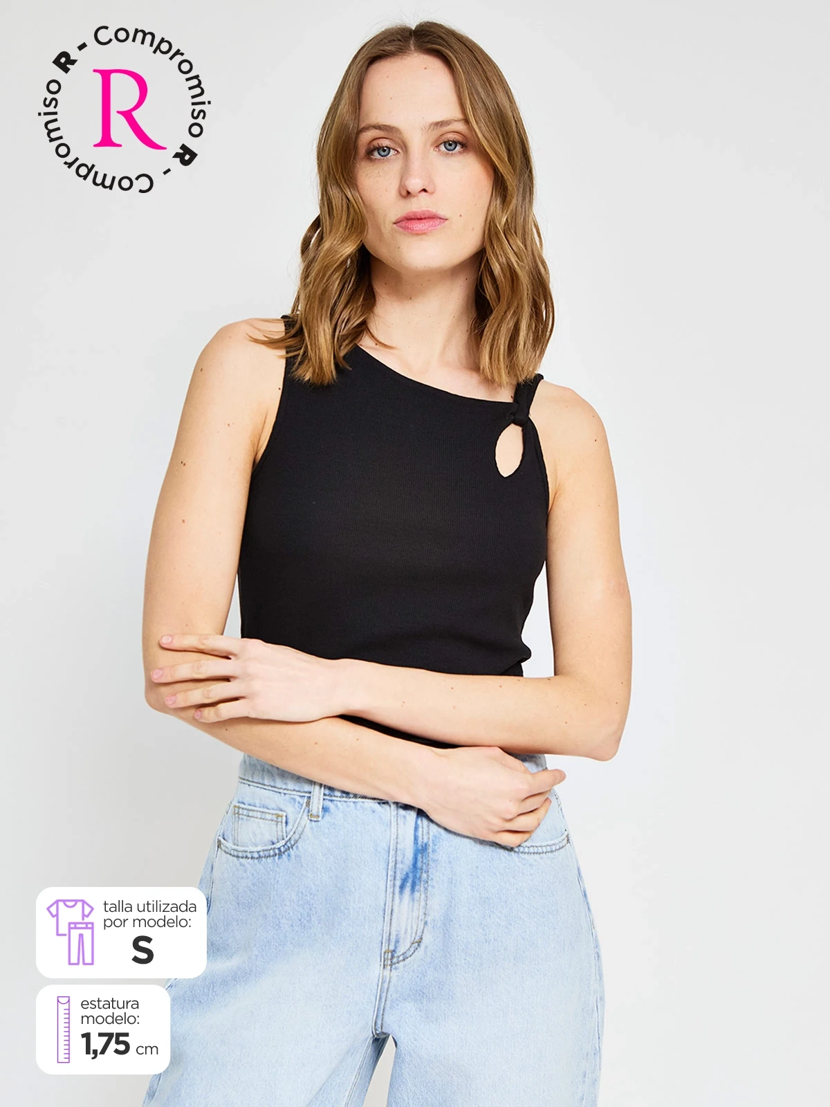 POLO SIN MANGAS ALGODÓN MUJER MARQUIS - 1