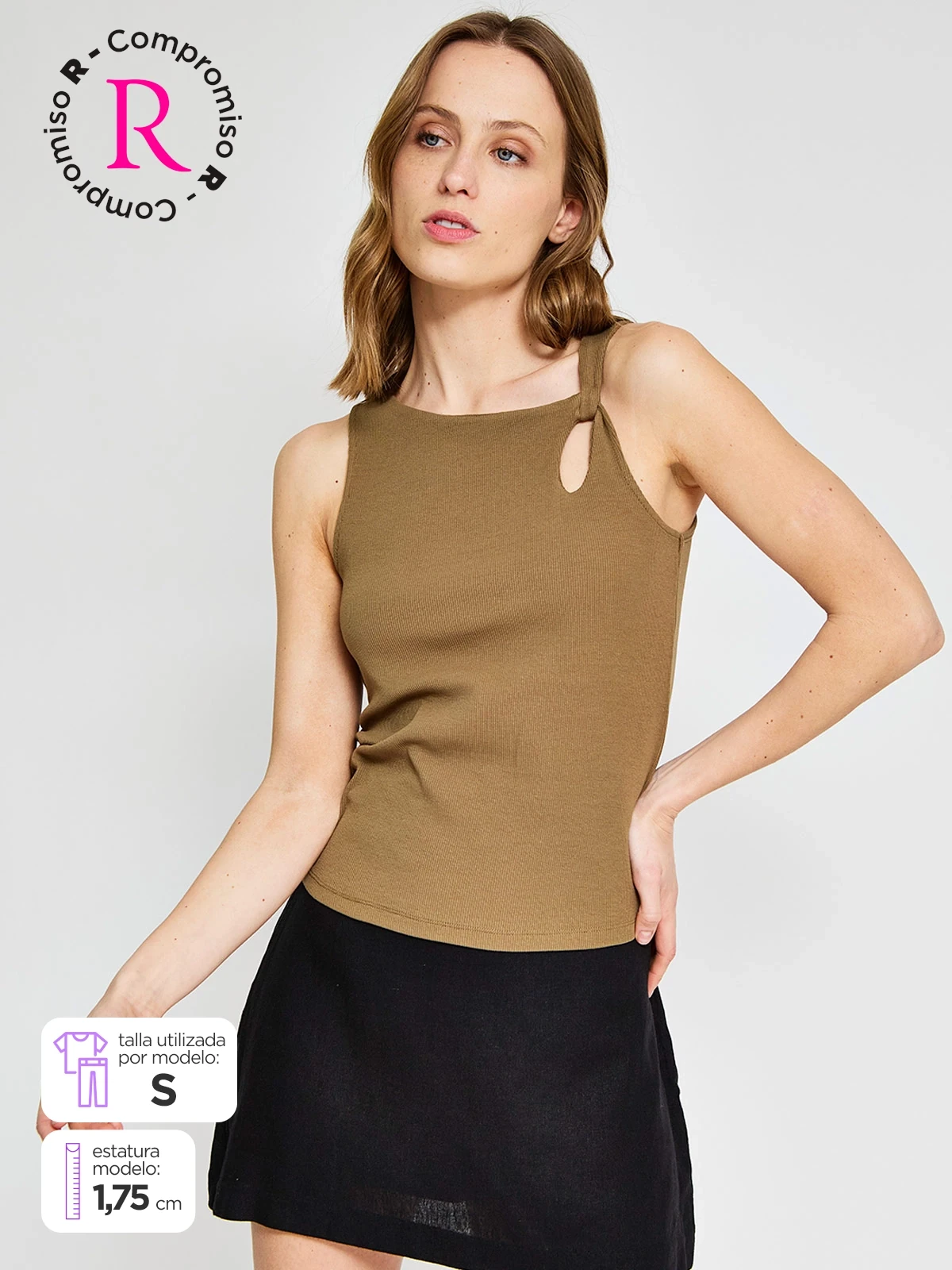 POLO SIN MANGAS ALGODÓN MUJER MARQUIS - 1