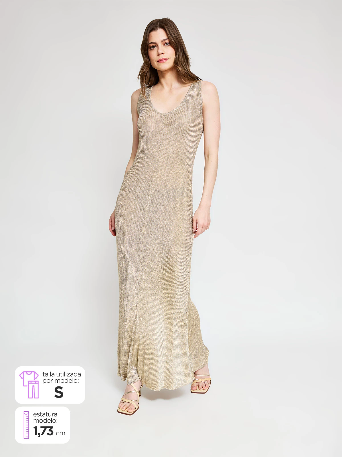 VESTIDO LARGO MUJER MARQUIS - 1
