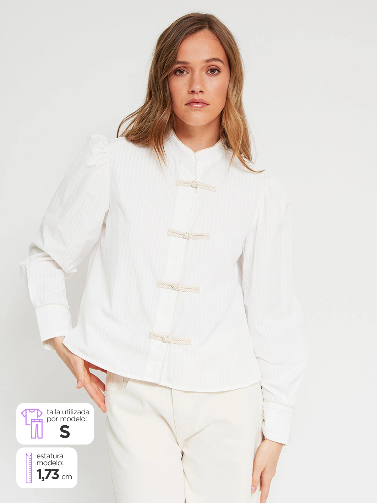 BLUSA MANGA LARGA MUJER MARQUIS - 1