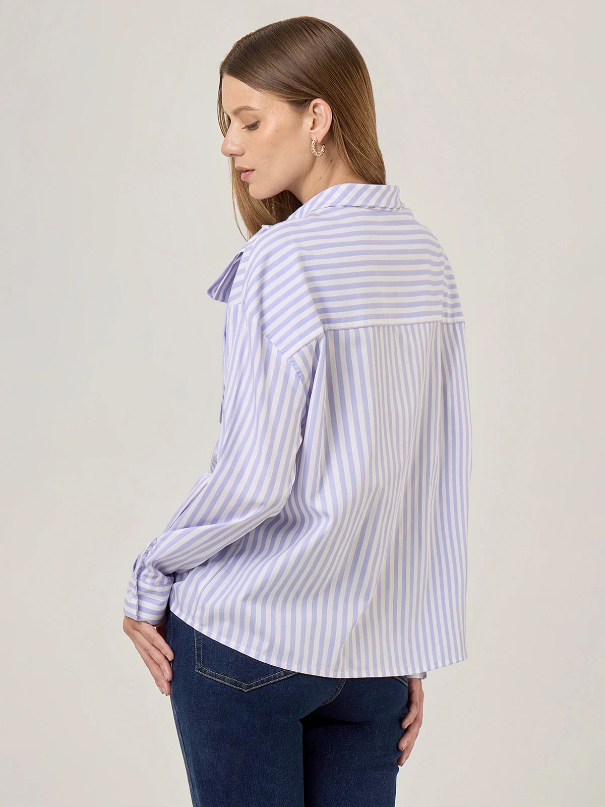 BLUSA MANGA LARGA ALGODÓN MUJER MARQUIS LAZO - 2