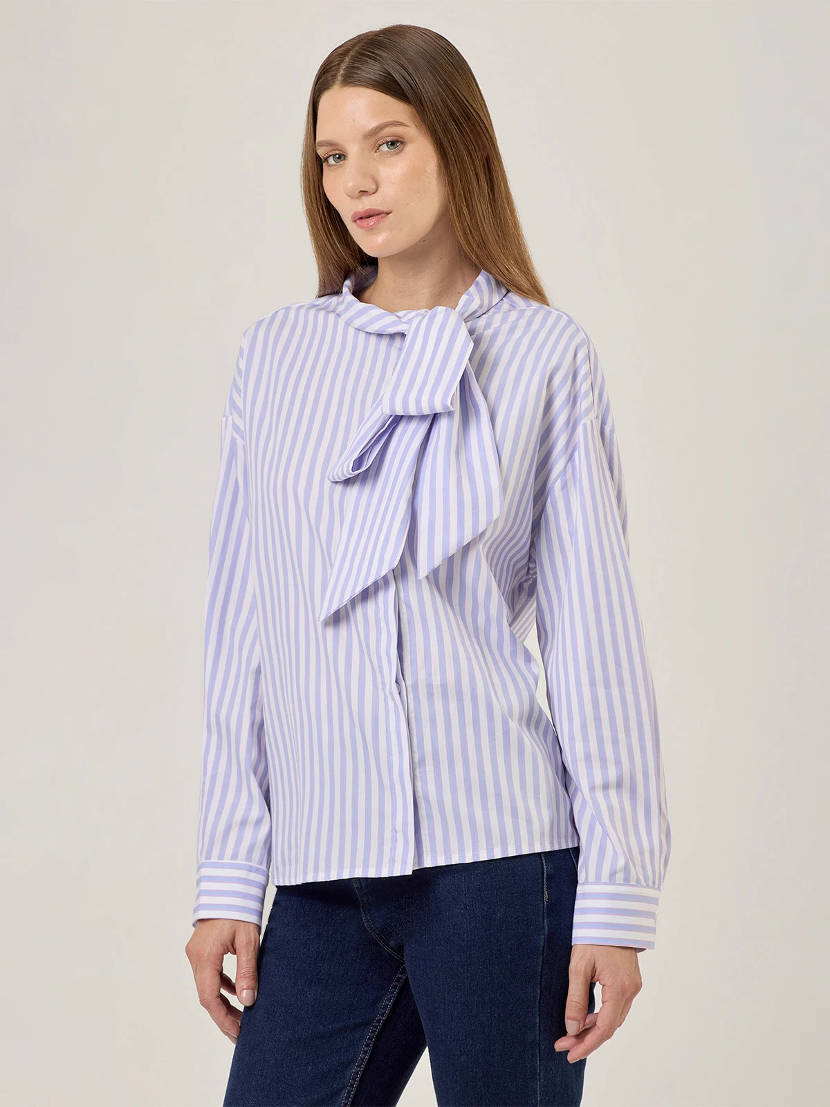 BLUSA MANGA LARGA ALGODÓN MUJER MARQUIS LAZO - 3