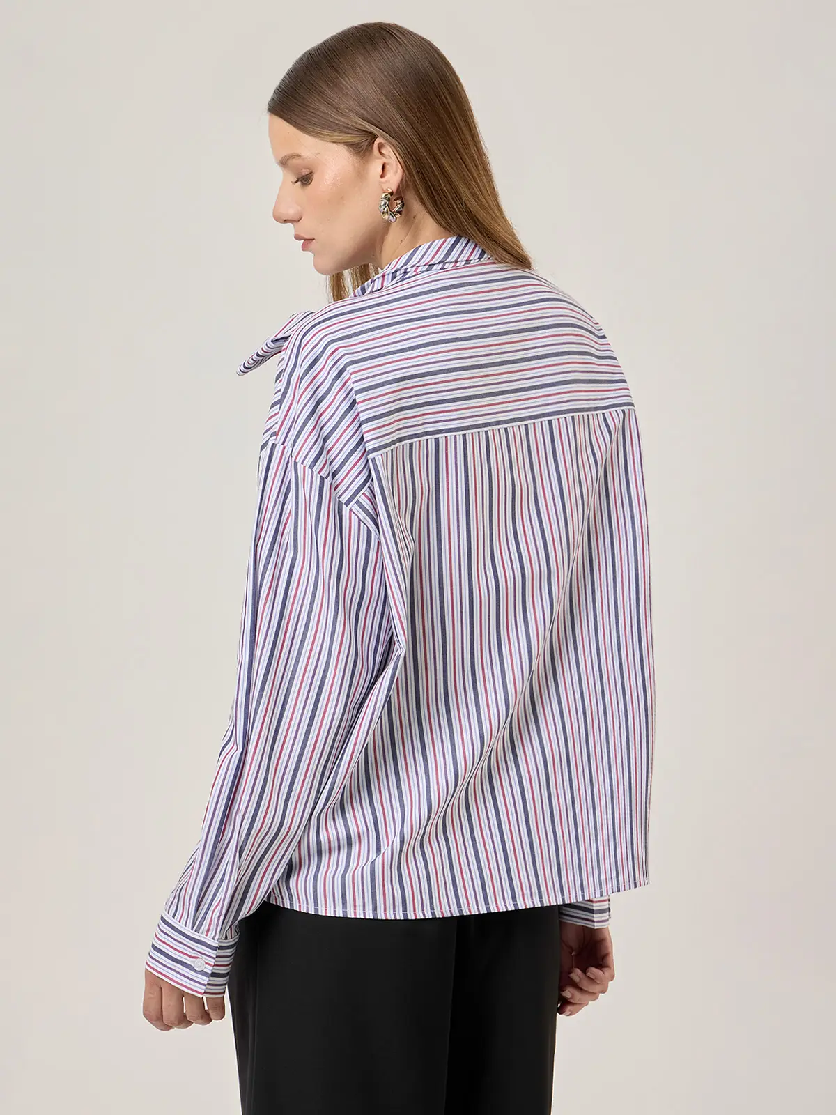 BLUSA MANGA LARGA ALGODÓN MUJER MARQUIS LAZO - 2