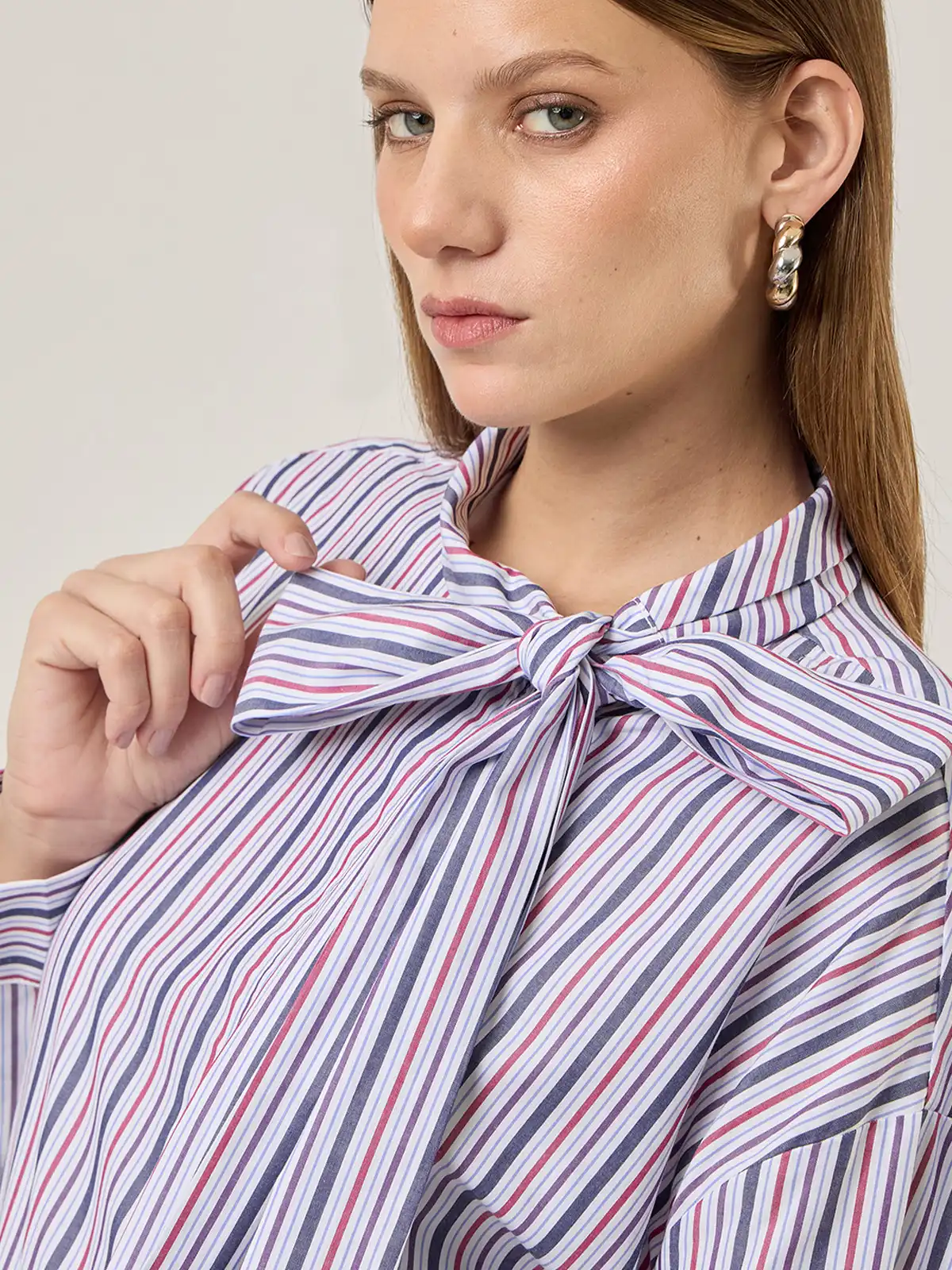 BLUSA MANGA LARGA ALGODÓN MUJER MARQUIS LAZO - 4