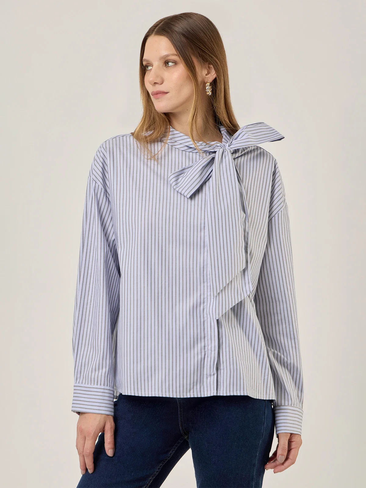 BLUSA MANGA LARGA ALGODÓN MUJER MARQUIS LAZO - 6