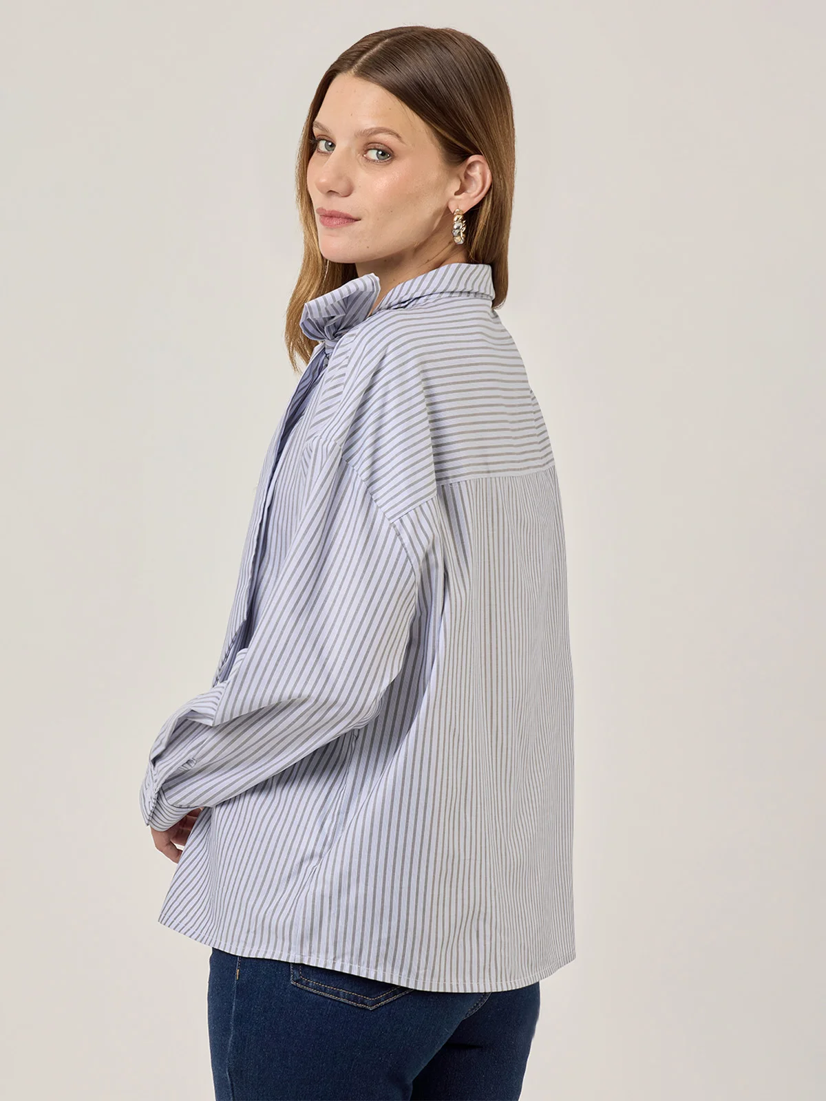 BLUSA MANGA LARGA ALGODÓN MUJER MARQUIS LAZO - 7