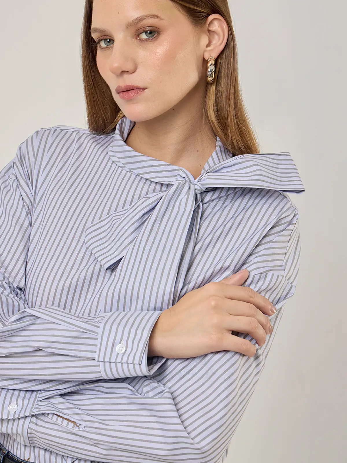 BLUSA MANGA LARGA ALGODÓN MUJER MARQUIS LAZO - 4