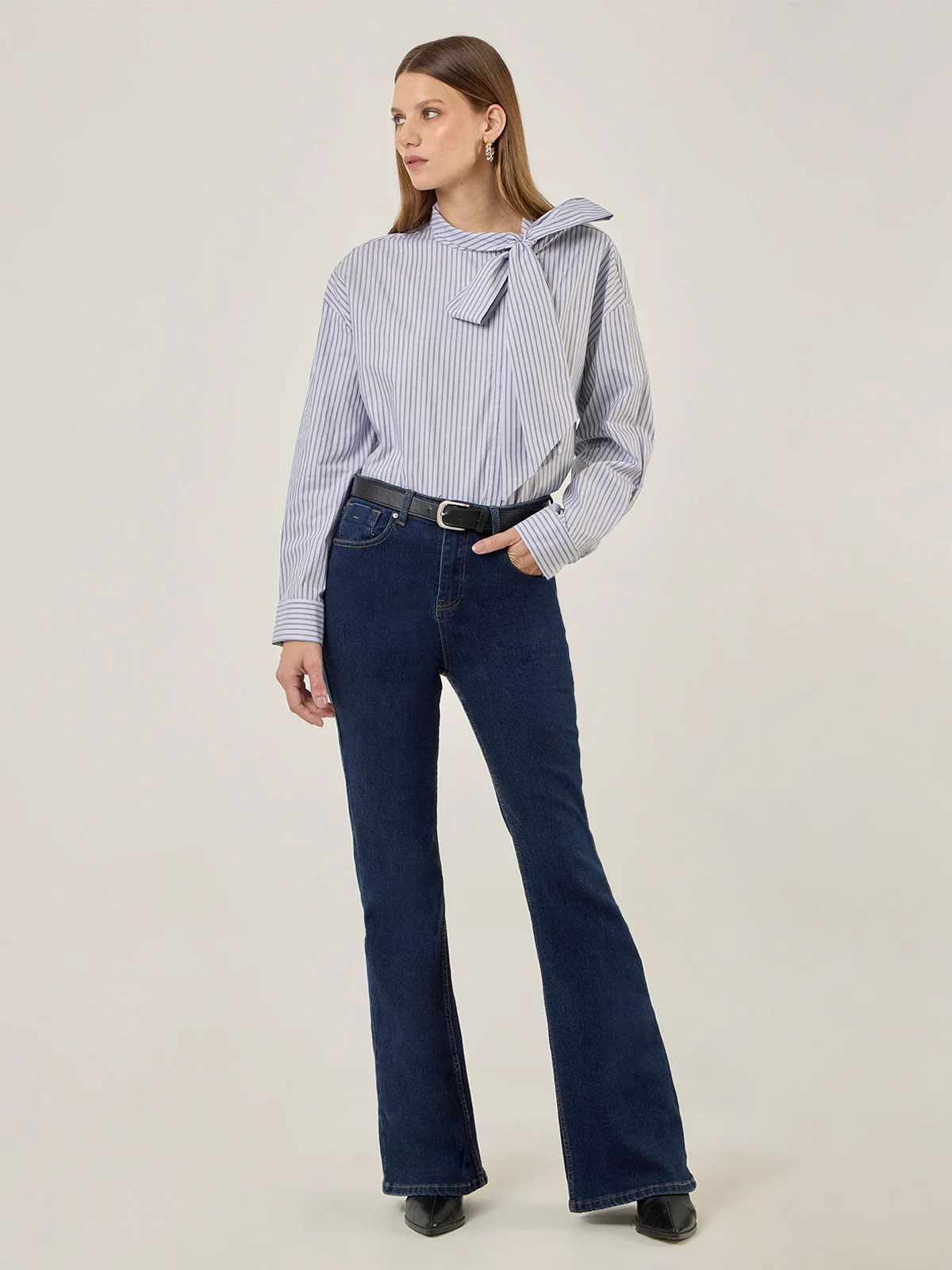 BLUSA MANGA LARGA ALGODÓN MUJER MARQUIS LAZO - 5
