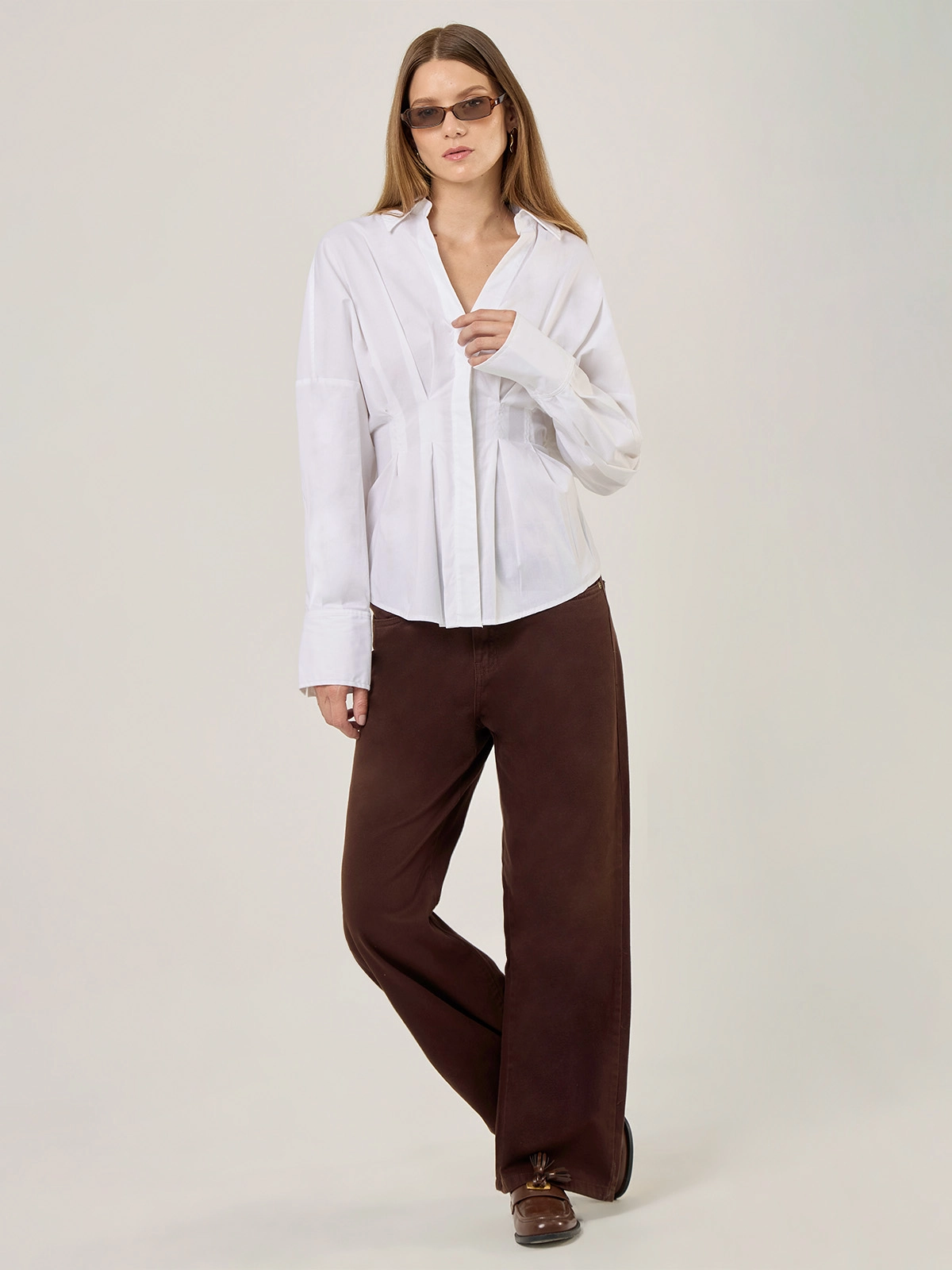 BLUSA MANGA LARGA ALGODÓN MUJER MARQUIS PINZAS - 5